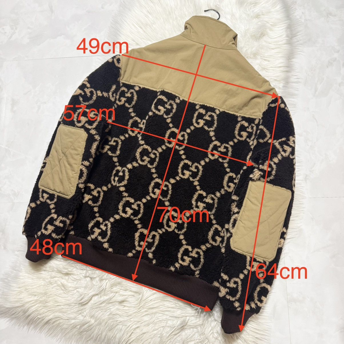 Gucci with tags. Gucci Jacquard GG Pattern Sherry Line Half-Zip Size US S / EU 44-46 / 1 - 7 Thumbnail