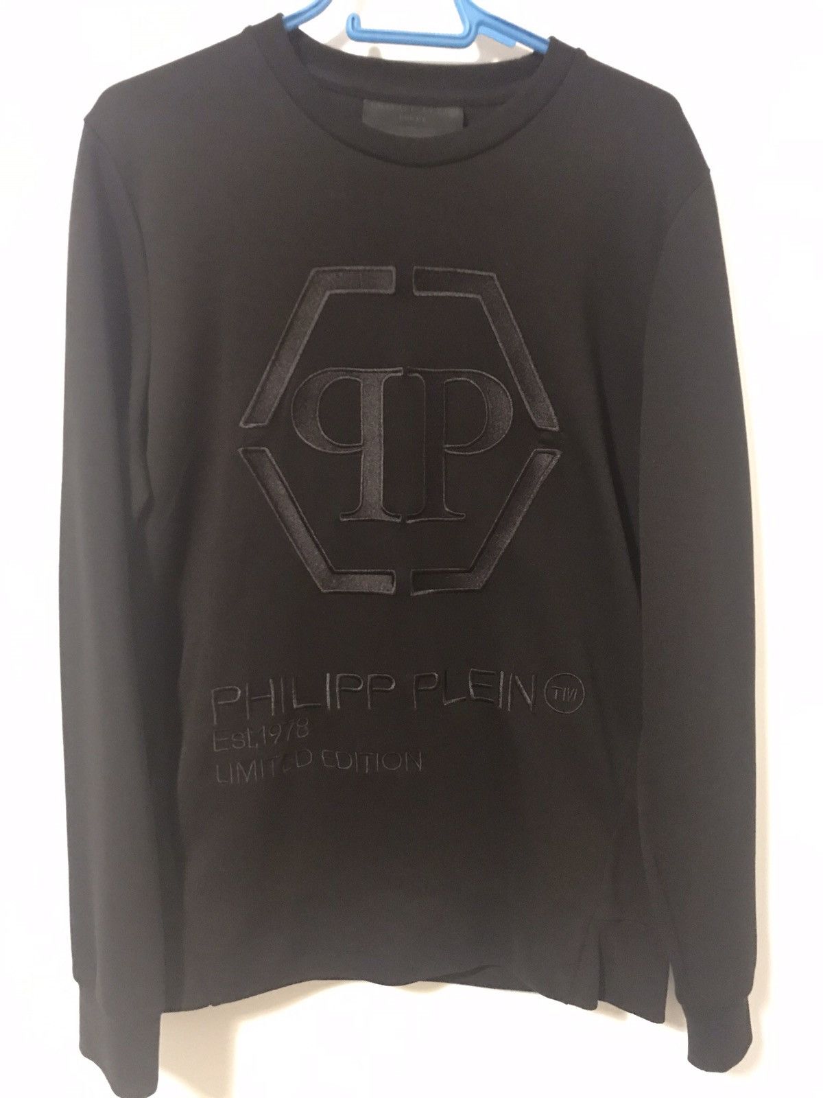 image of Philipp Plein Black Sweatshirt, Men's (Size XL)