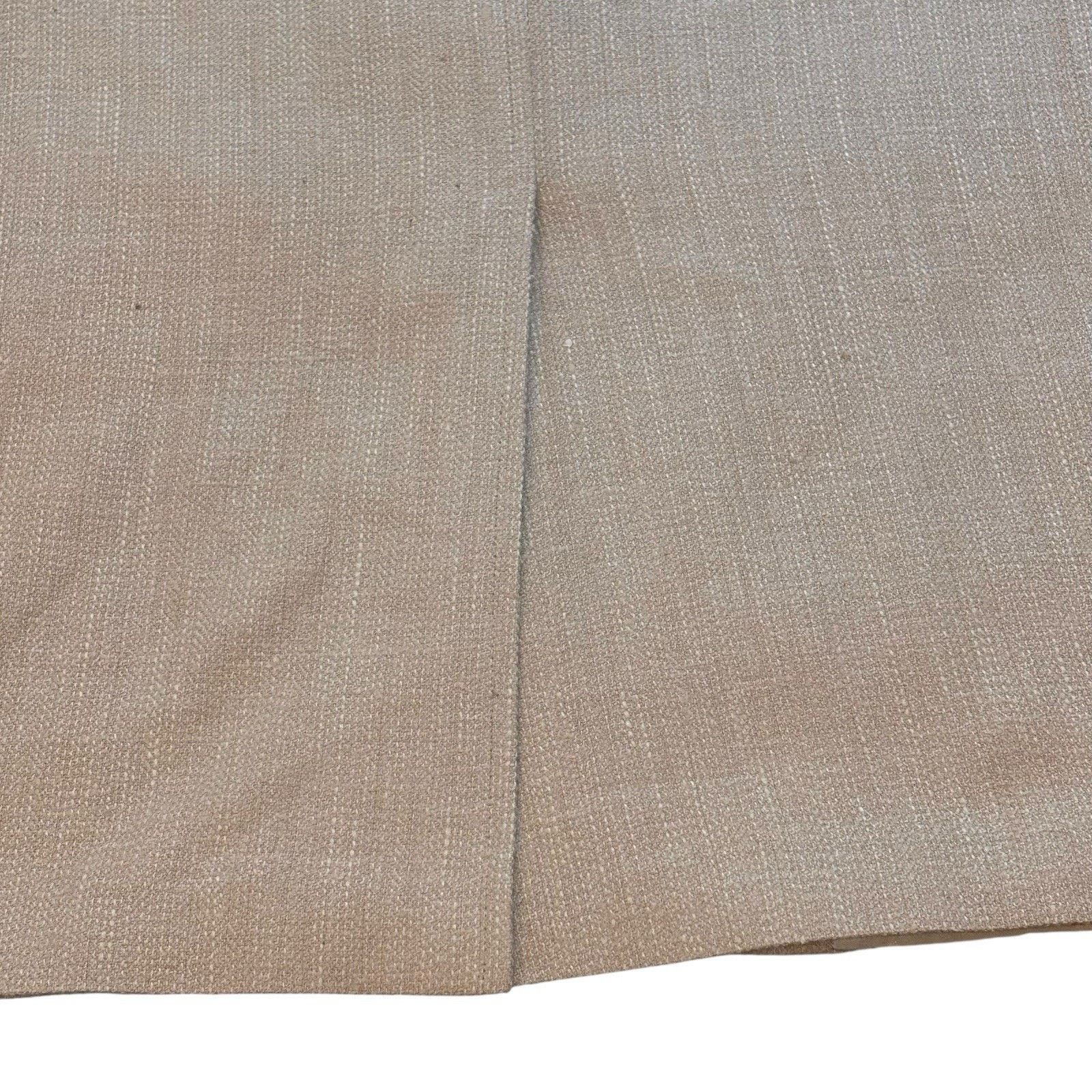 Lanvin Vintage Lanvin Light Tan Textured Linen Blazer USA 42R* Size 42R - 5 Thumbnail
