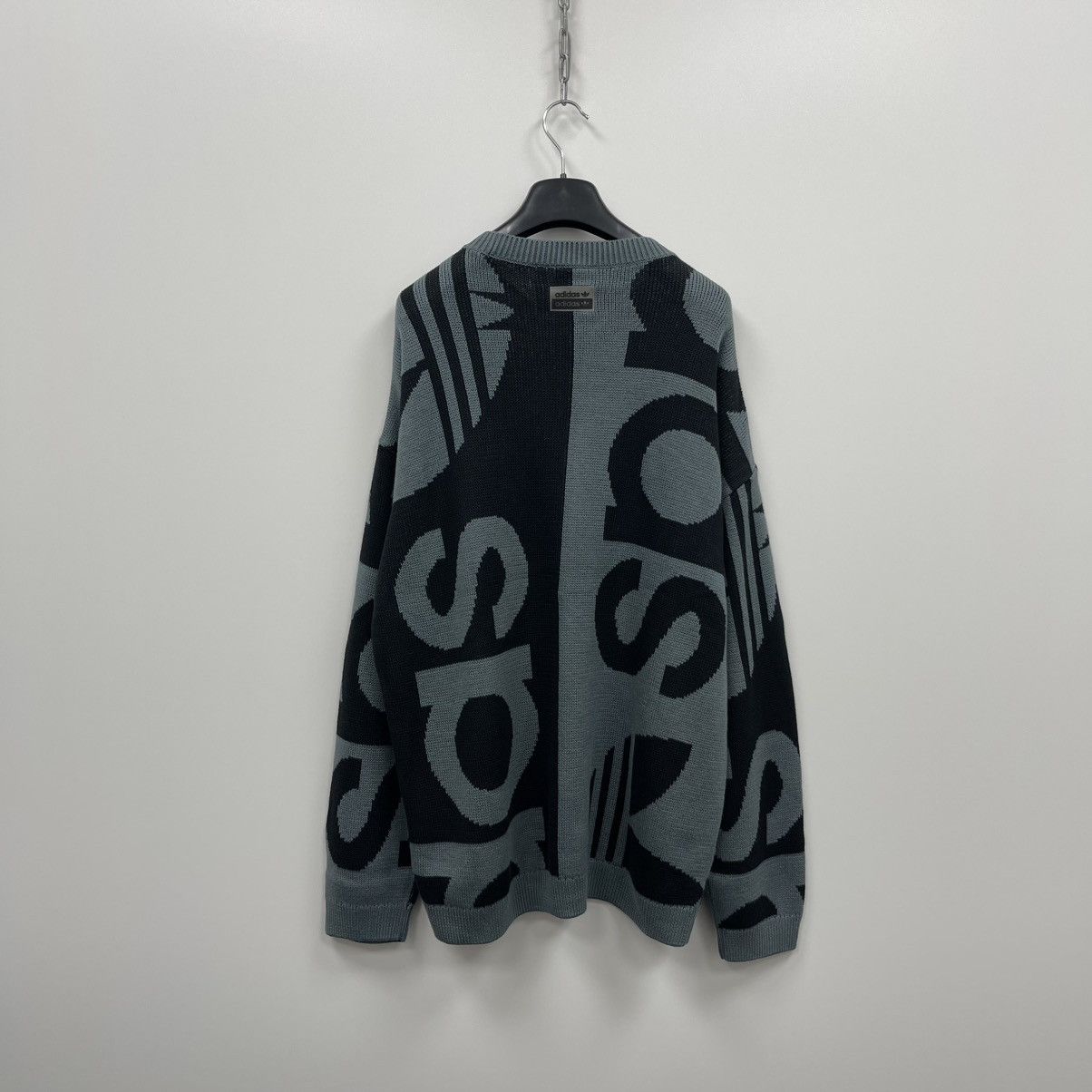 Adidas Adidas Originals R.Y.V. Logo Fishn Cotton Knit Crew Sweater Size US M / EU 48-50 / 2 - 3 Thumbnail