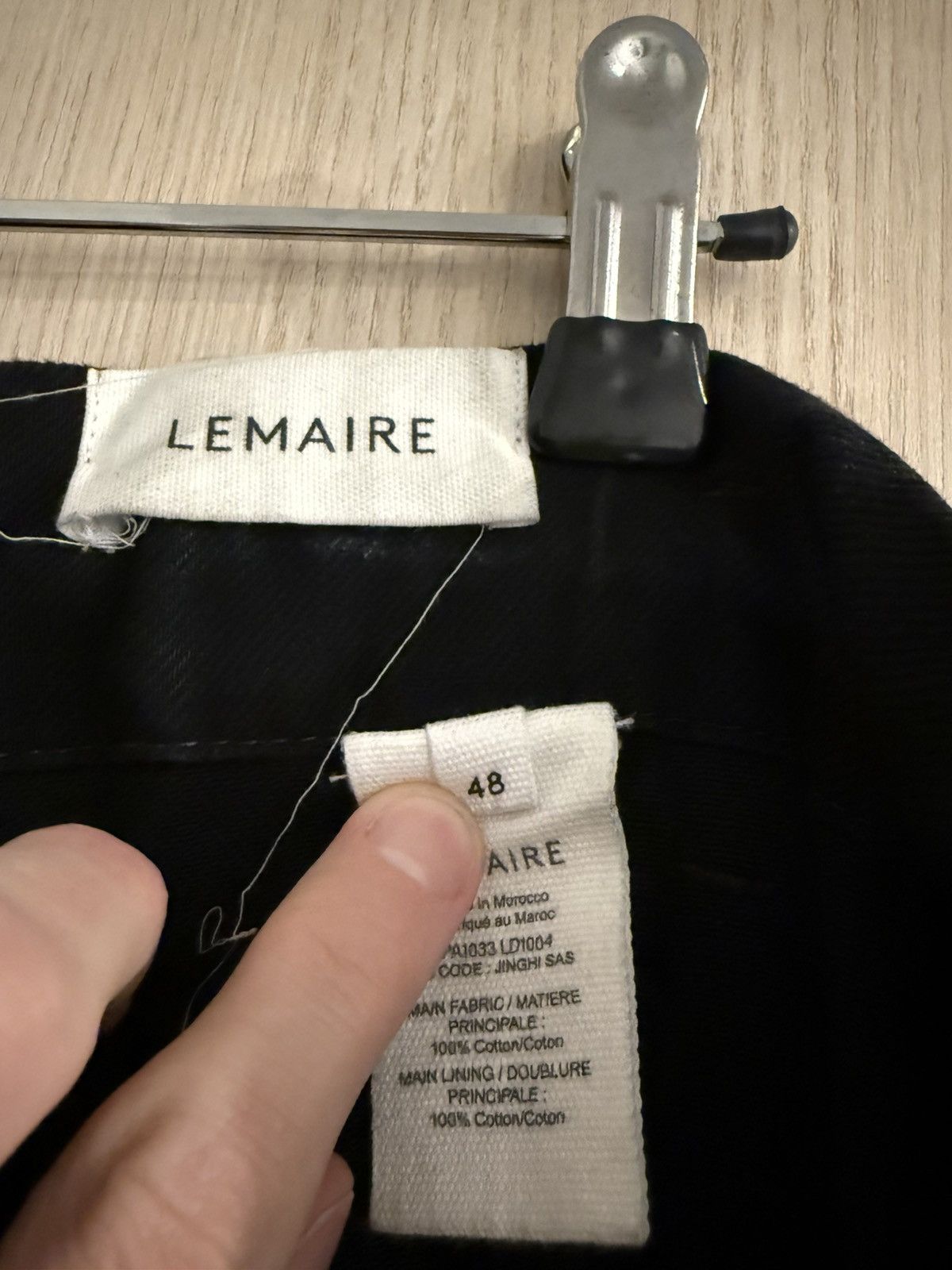Lemaire Belted Wide Leg Trouser/Jean Size US 32 / EU 48 - 8 Thumbnail