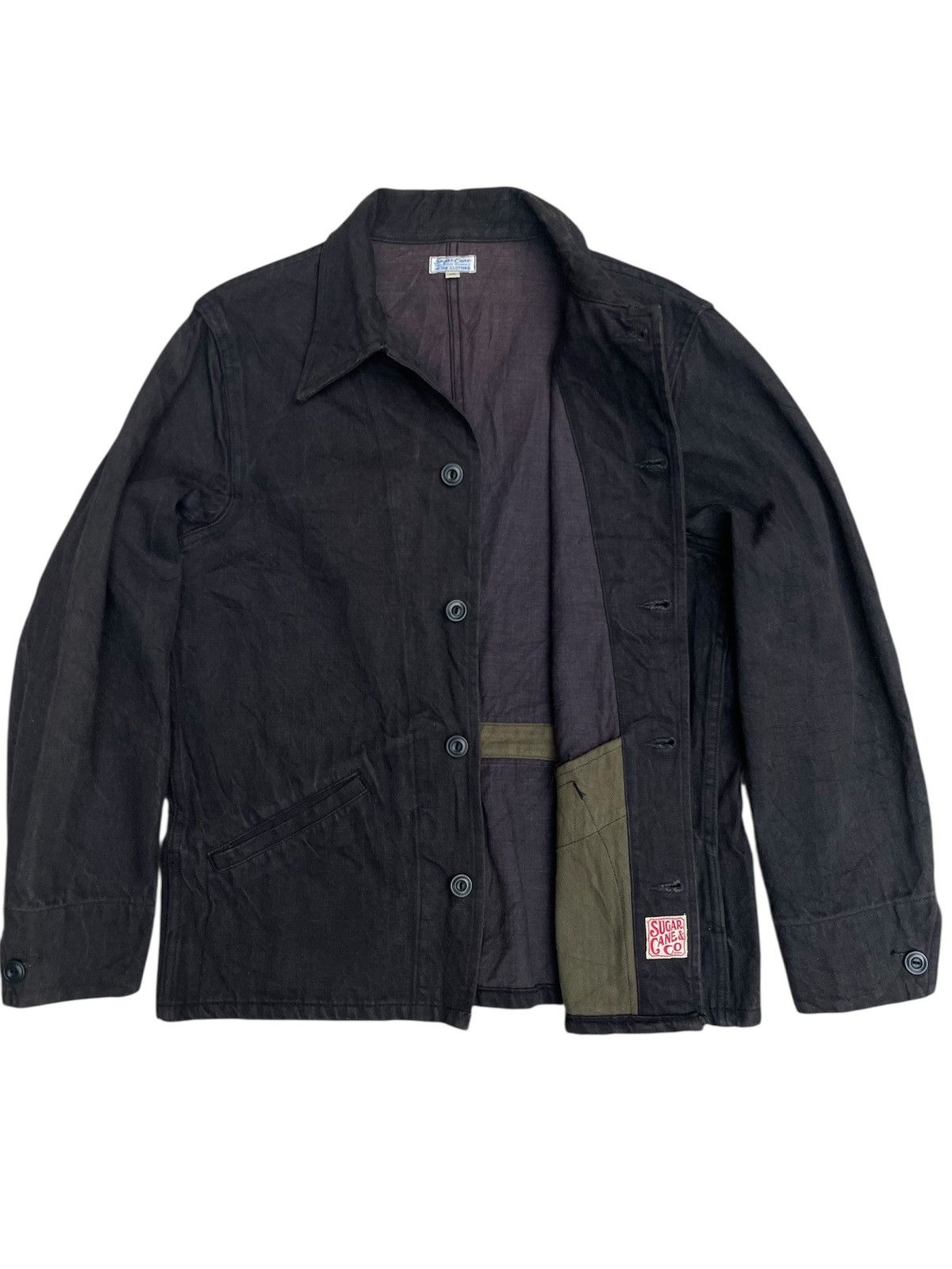 Sugar Cane Rare Sugar Cane Toyo Enterprise SC10254 Denim Work Jacket Size US M / EU 48-50 / 2 - 1 Thumbnail