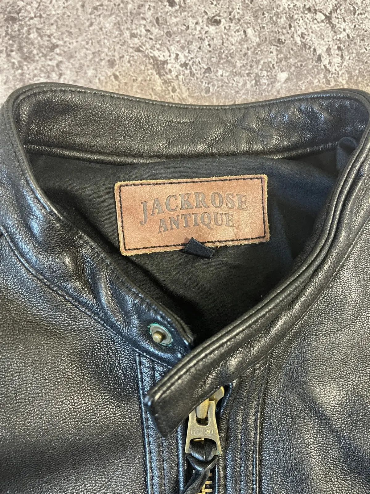 JACKROSE Jack Rose Rare Vintage Leather Jacket Size US S / EU 44-46 / 1 - 3 Thumbnail