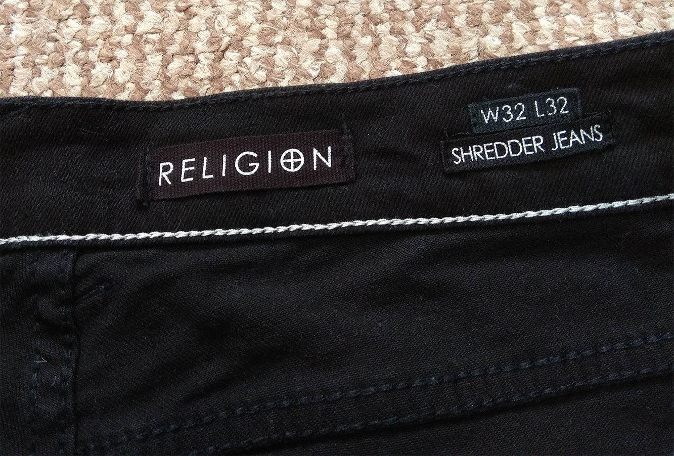 Other Religion Distressed Shredder Denim Jeans Size US 32 / EU 48 - 6 Thumbnail