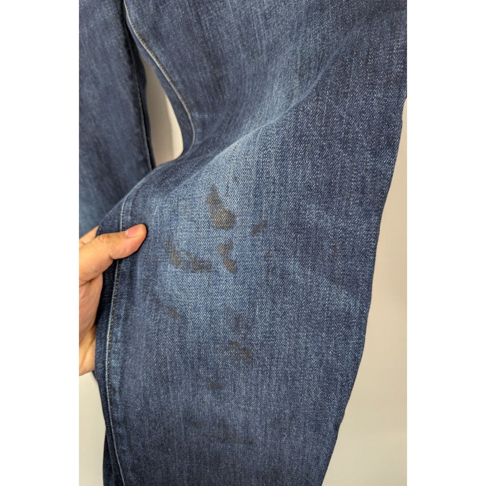 G-Star G-Star 3301 Jeans Main Selling Point City Mens 32 Dark Wash Denim Button Fly Vintage: No Stained Knees Size US 32 / EU 48 - 3 Thumbnail