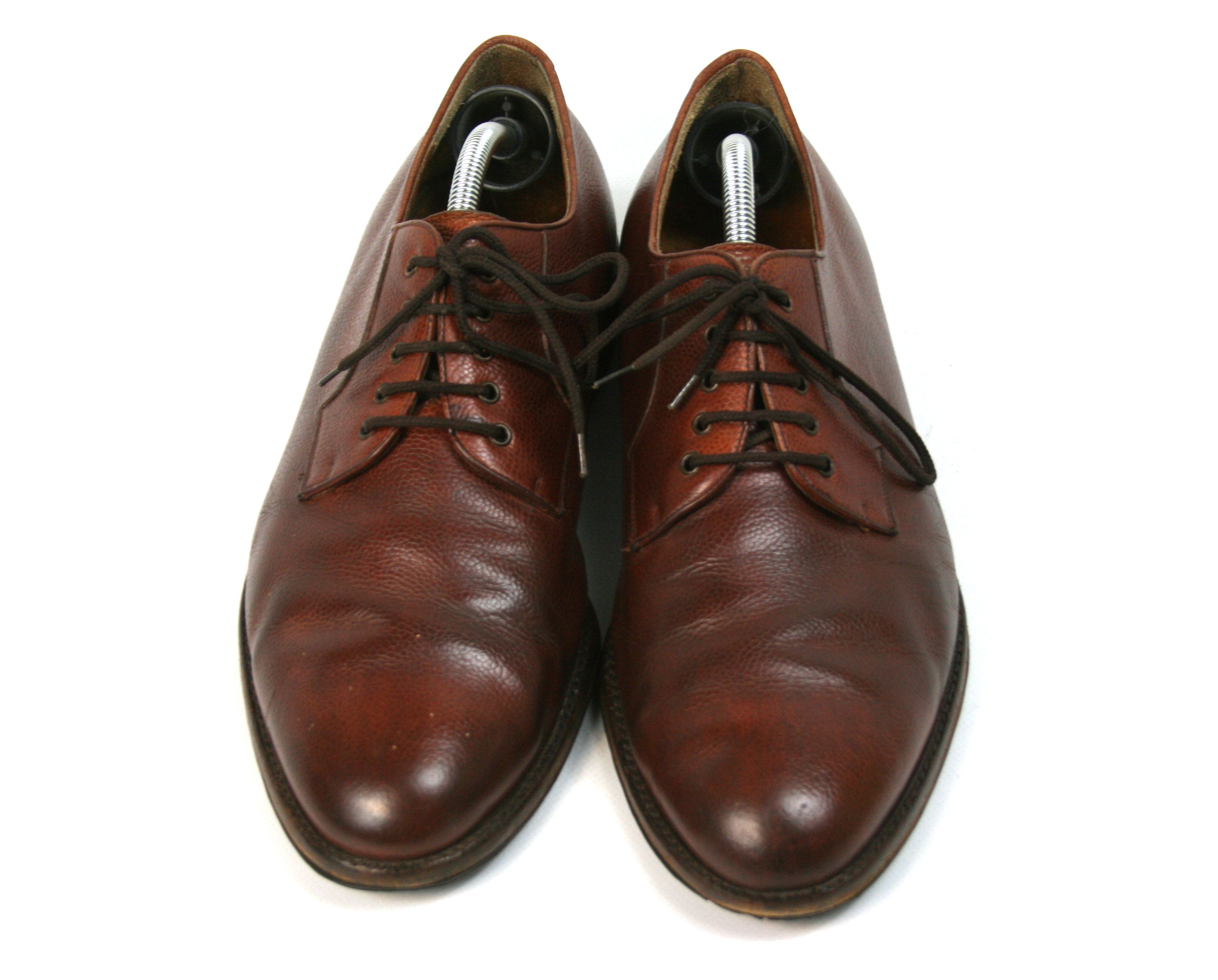 Salvatore Ferragamo 00S Grain Leather Derby Vintage Size US 10 / EU 43 - 10 Thumbnail