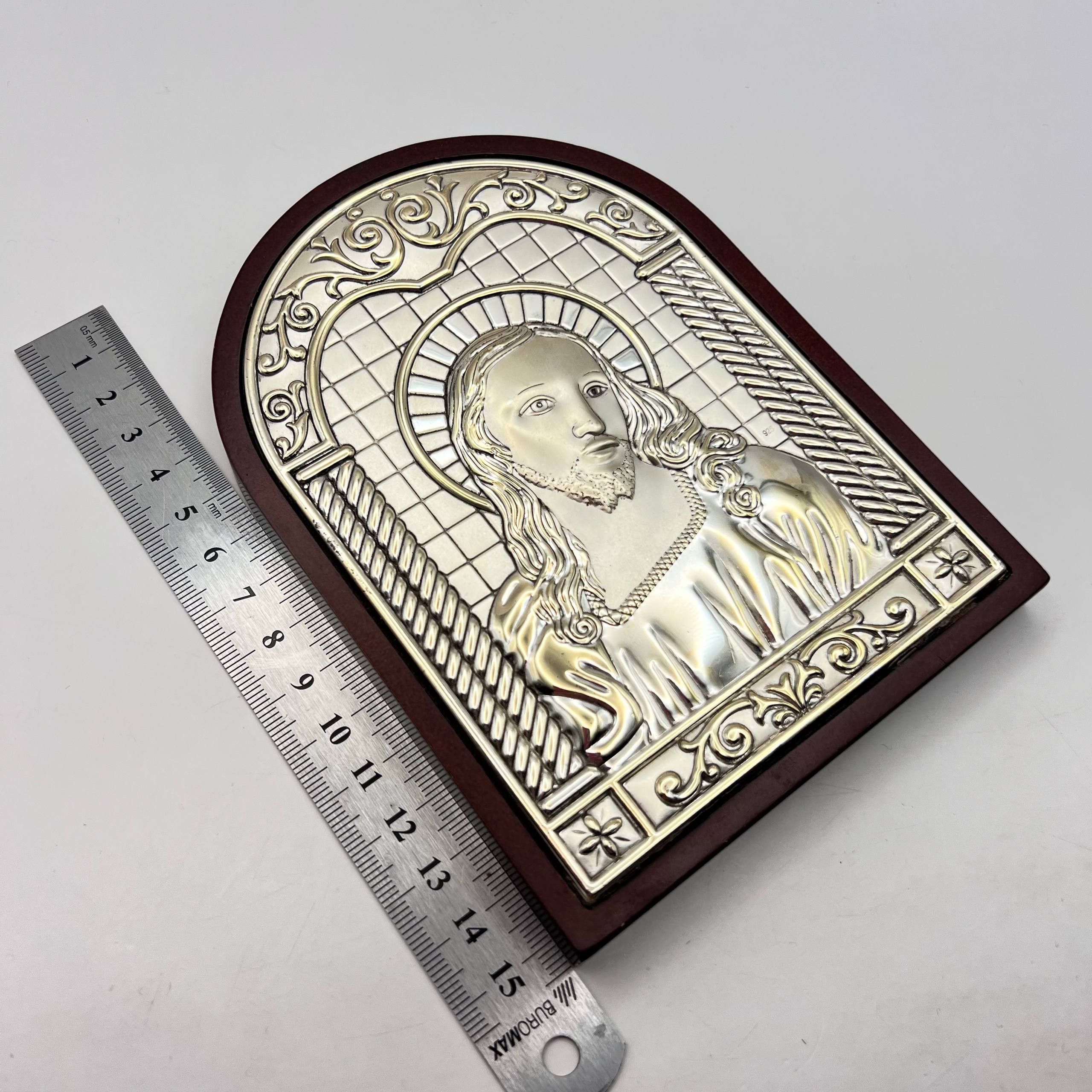 Vintage Vintage Jesus Christ Icon Silver 925 Decor Size ONE SIZE - 7 Thumbnail