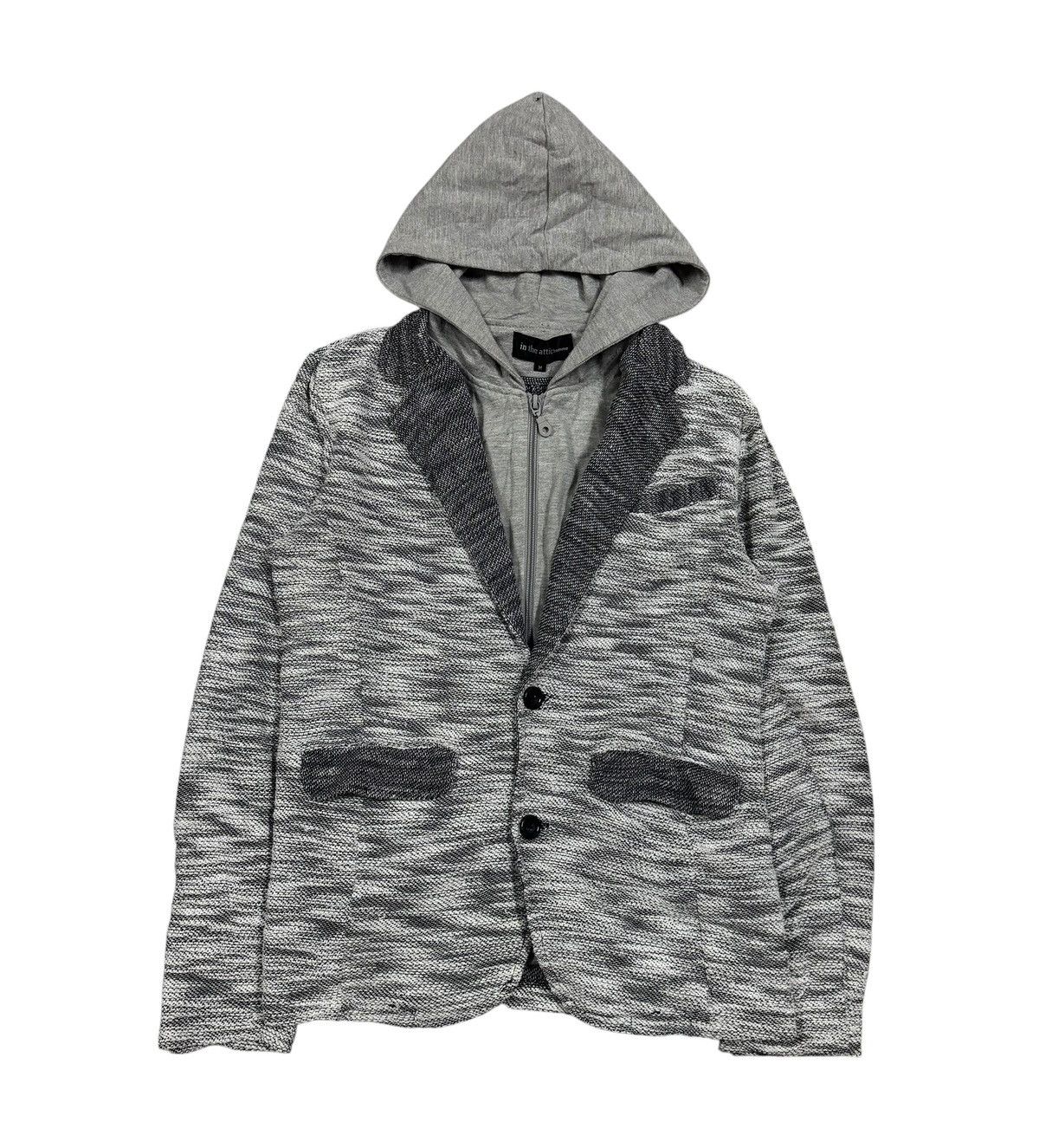 In The Attic Vtg🔥In The Attic Homme Blazer Coat Hoodies Blend Design Size US M / EU 48-50 / 2 - 1 Thumbnail