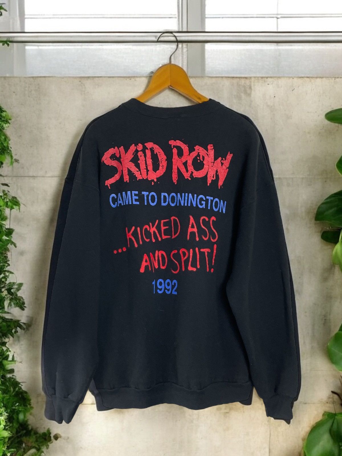 Band Tees × Vintage Skid Row vintage sweatshirt trash shirt tour shirt 90s Size US XL / EU 56 / 4 - 2 Thumbnail