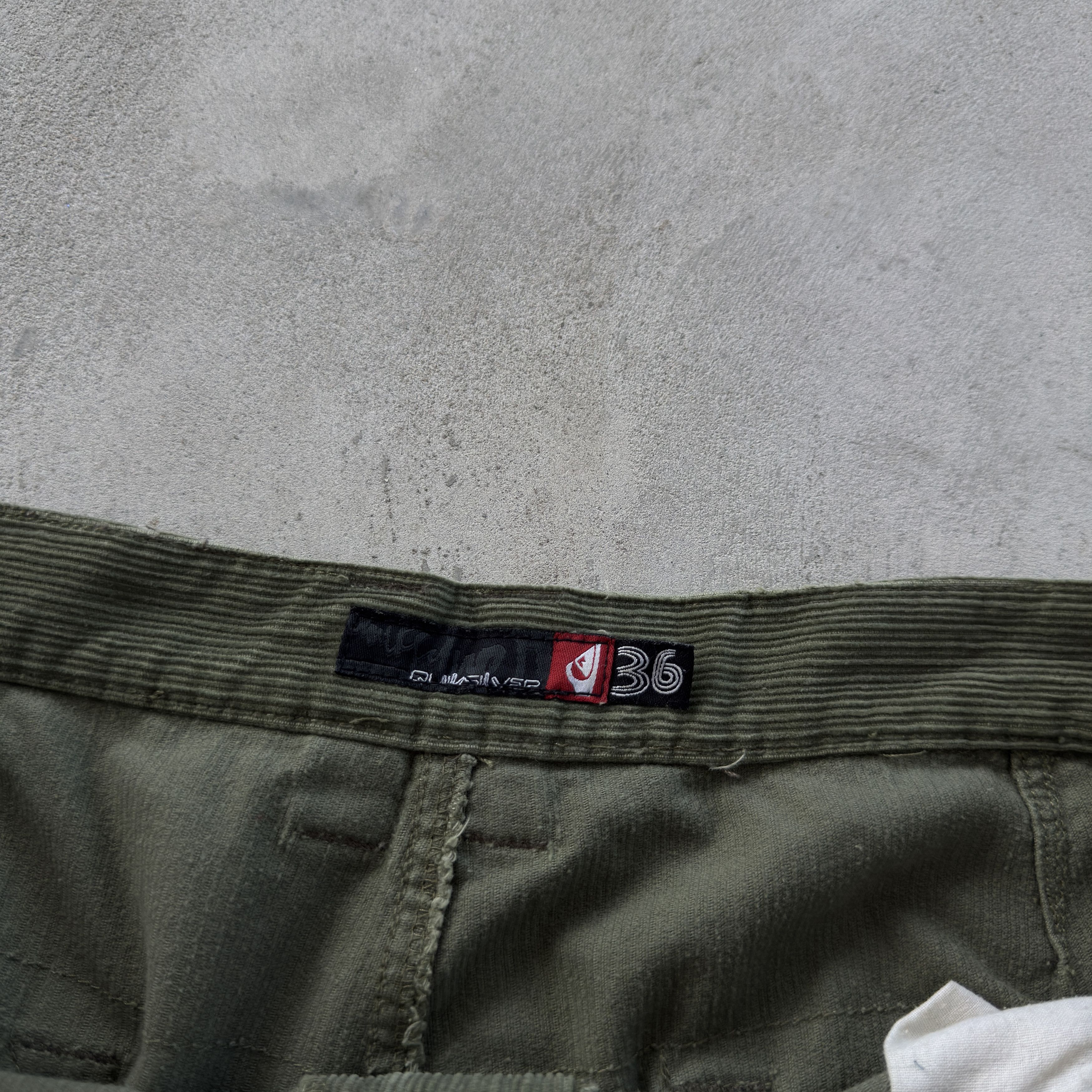 Quiksilver Quiksilver Corduroy Skate Cargo Pants Green Cord 36 Size US 36 / EU 52 - 10 Thumbnail