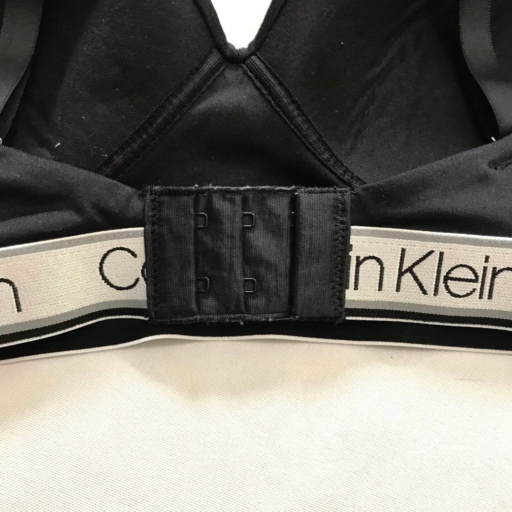 Calvin Klein Calvin Klein Black Logo Band Comfort Bralette Large Size ONE SIZE - 3 Thumbnail