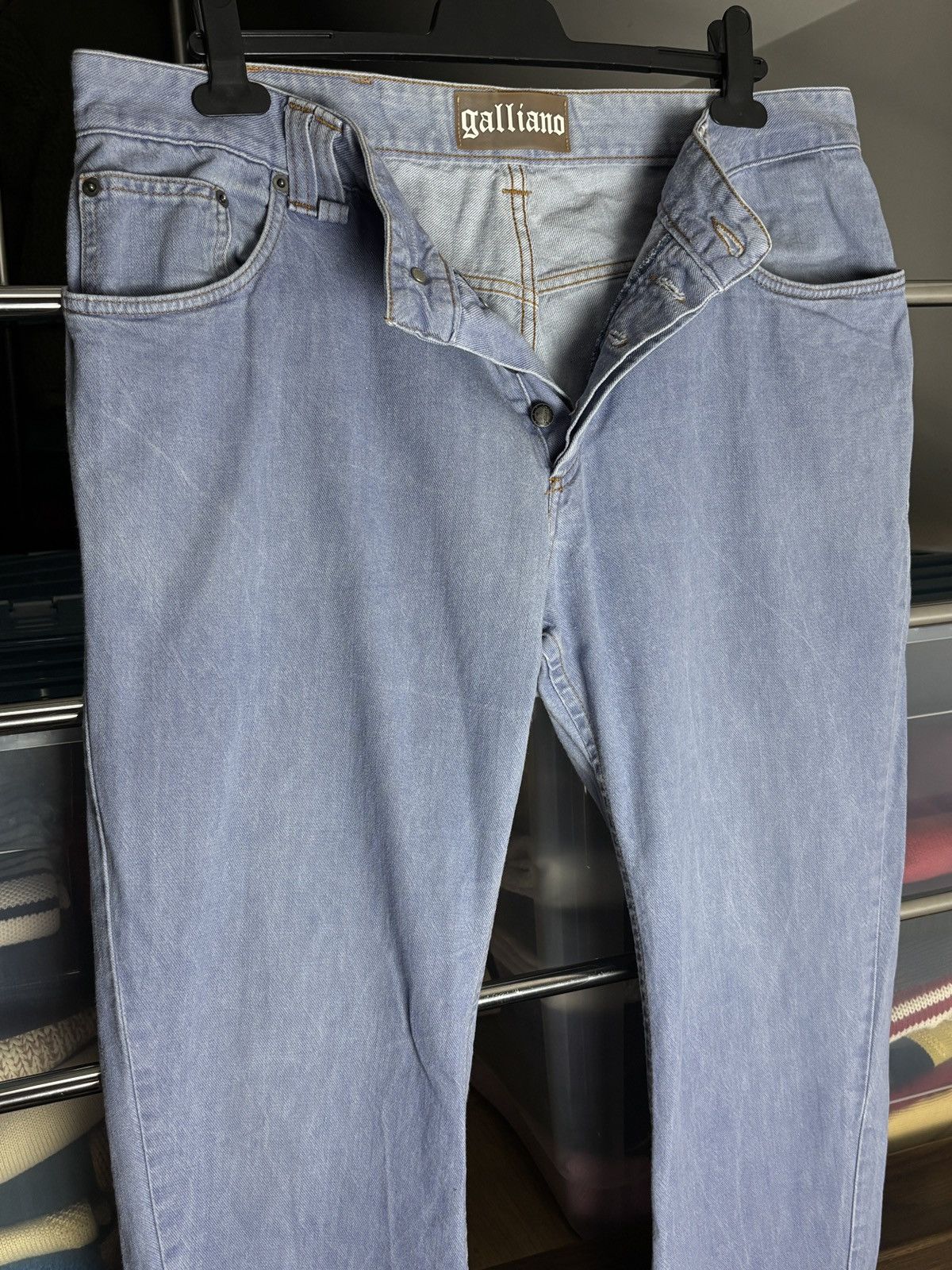 John Galliano John Galliano Vintage Denim Designer Pants Size US 38 / EU 54 - 5 Thumbnail