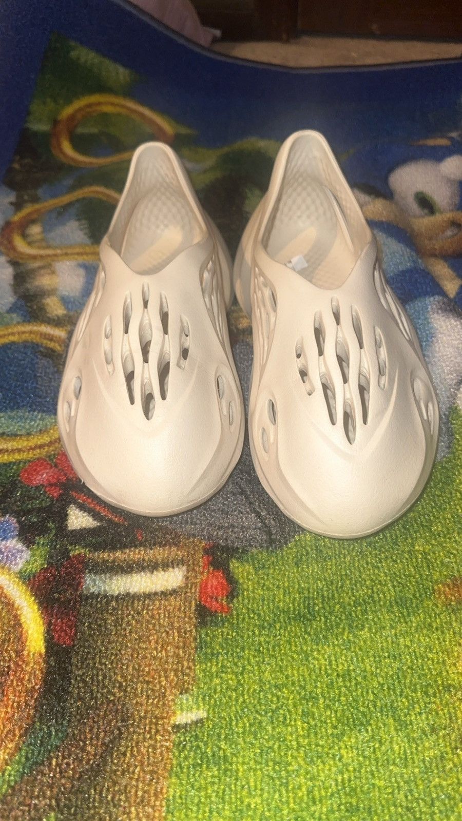 image of Adidas x Kanye West Yeezy Foam Runners Shoes in White, Men's (Size 9)