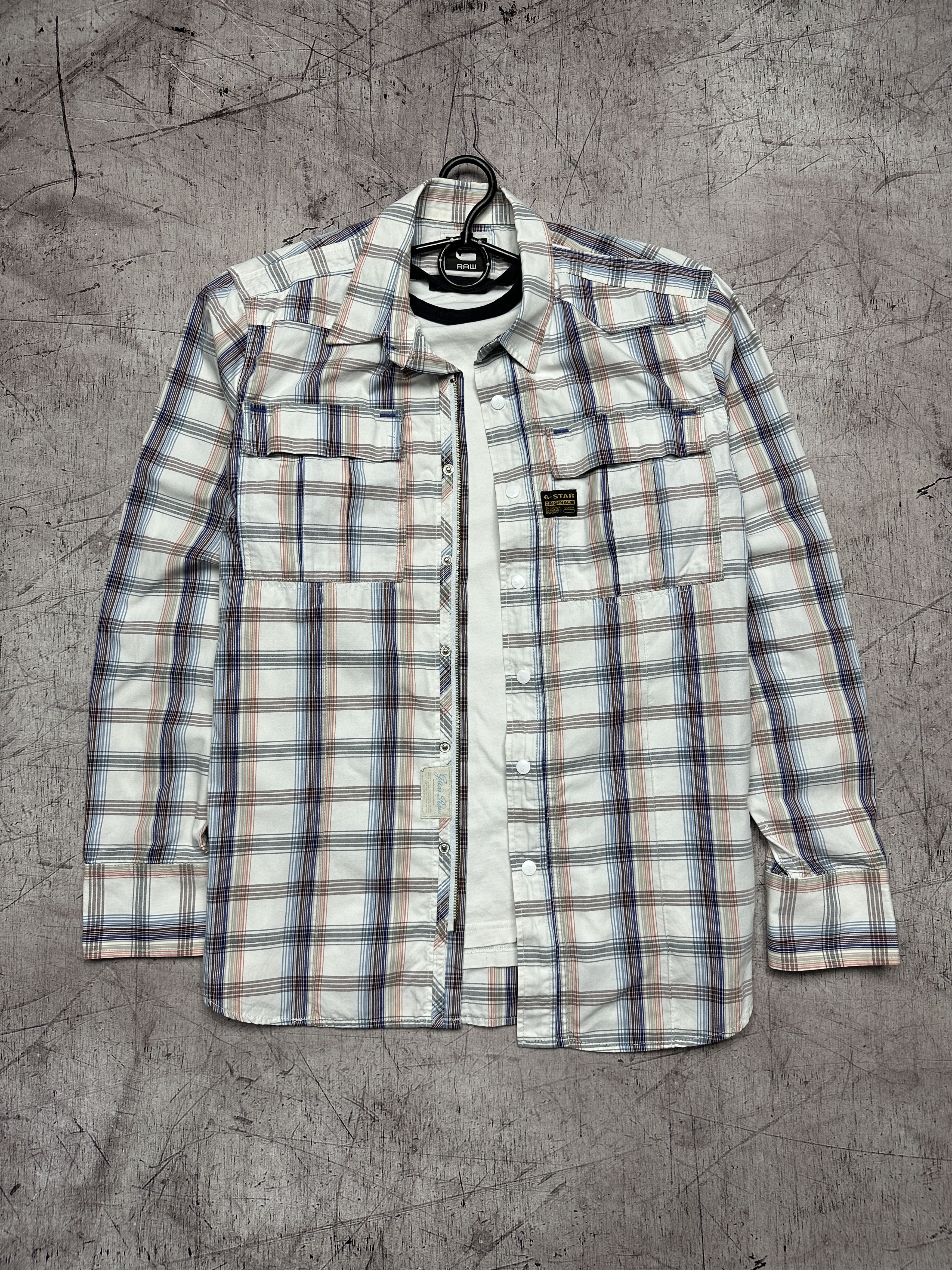 G-Star G Star Raw Mens Long Sleeve Check Shirt Size US XL / EU 56 / 4 - 1 Thumbnail