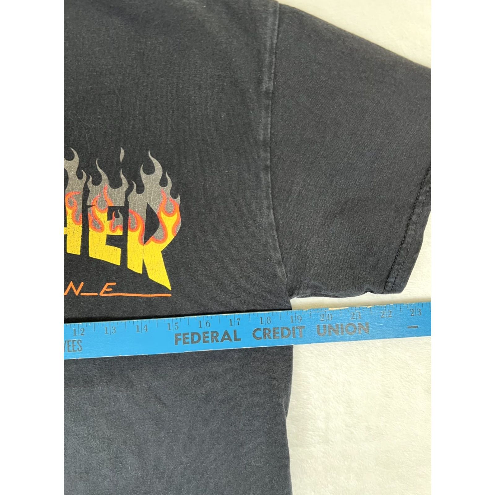 Thrasher VINTAGE Thrasher T-Shirt Black Cotton 90s Logo Crew Neck Short Sleeve Size M Men Fall Summer Spring Y2K Flame Spell Out Size US M / EU 48-50 / 2 - 5 Thumbnail