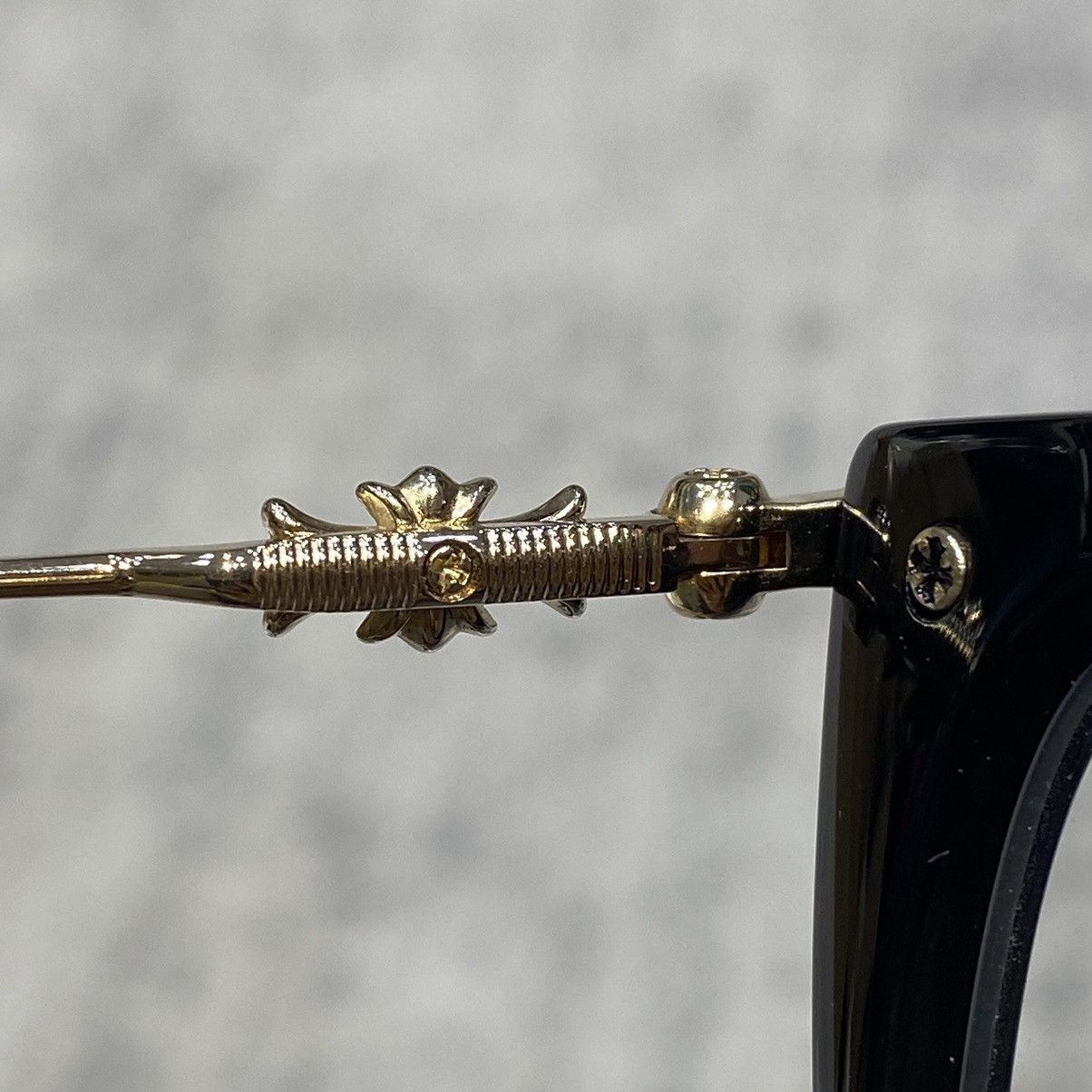Chrome Hearts Chrome Hearts NEW LOVER Black/Goldplated Size ONE SIZE - 10 Thumbnail