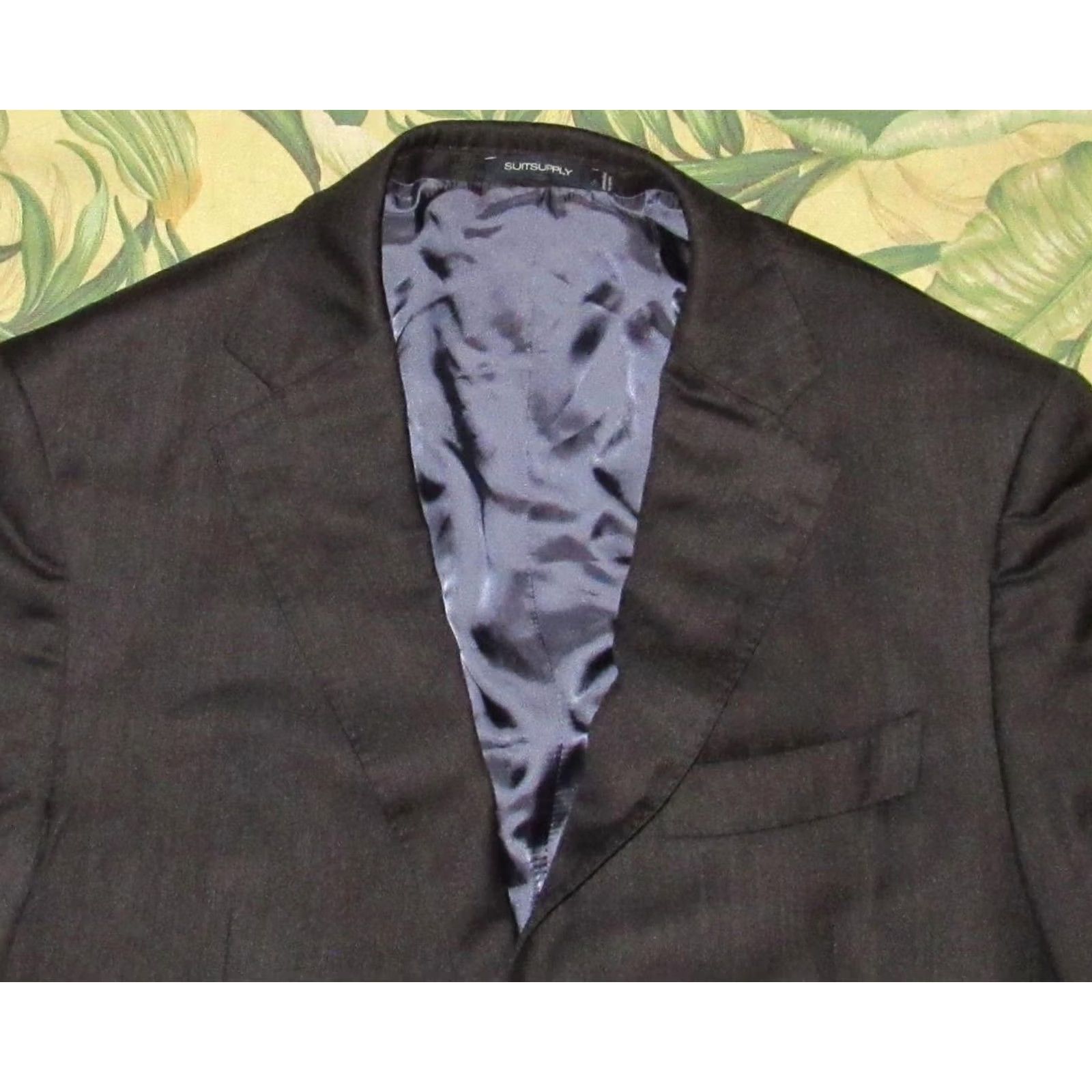 Suitsupply Suitsupply Napoli Blazer Charcoal Grey Wool Single Breasted Regular 44 Long Mens Blazer Size 44R - 2 Thumbnail