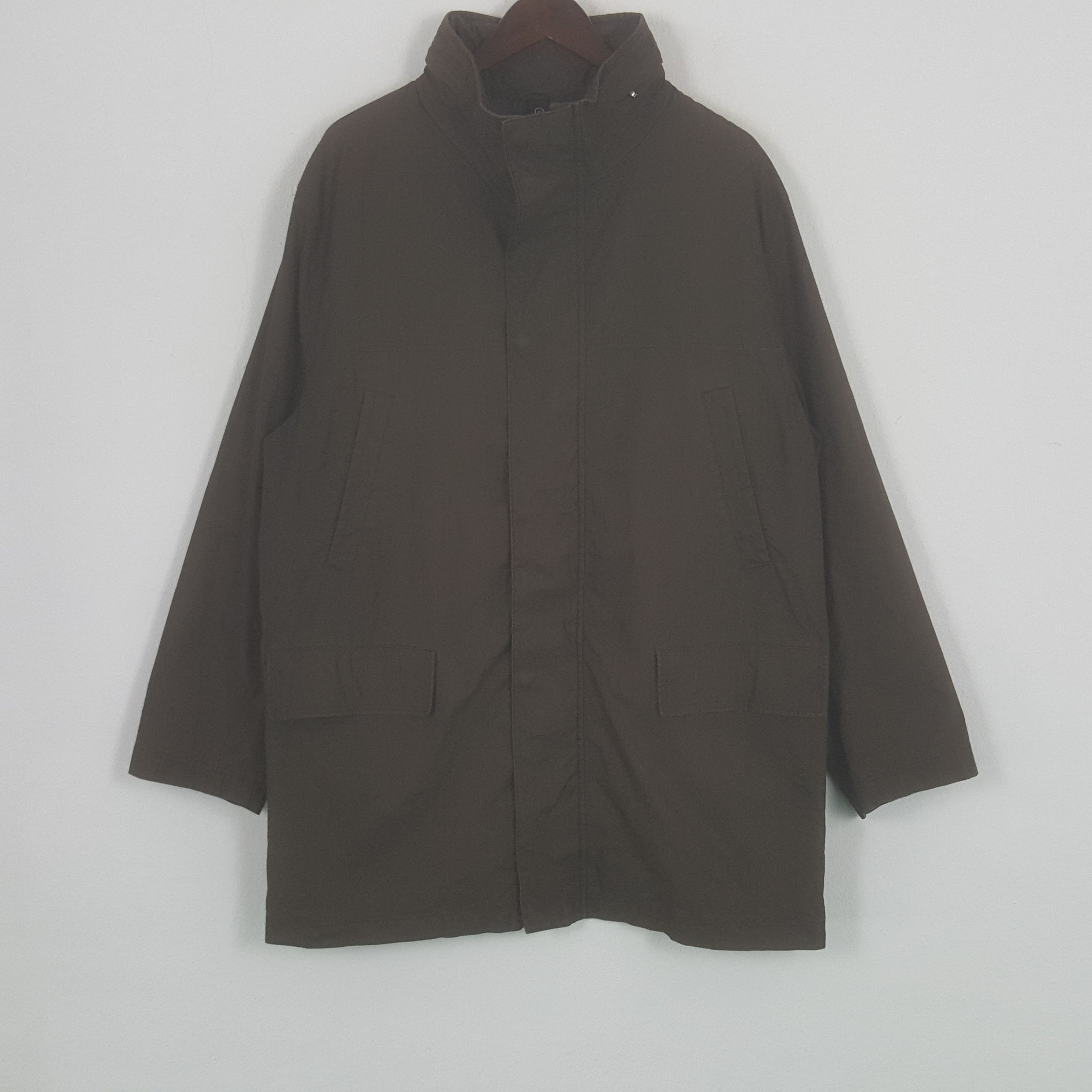 Burberry × Vintage Vintage Burberry London Zipper Custom Art Logo Long Jacket Size US XL / EU 56 / 4 - 3 Thumbnail