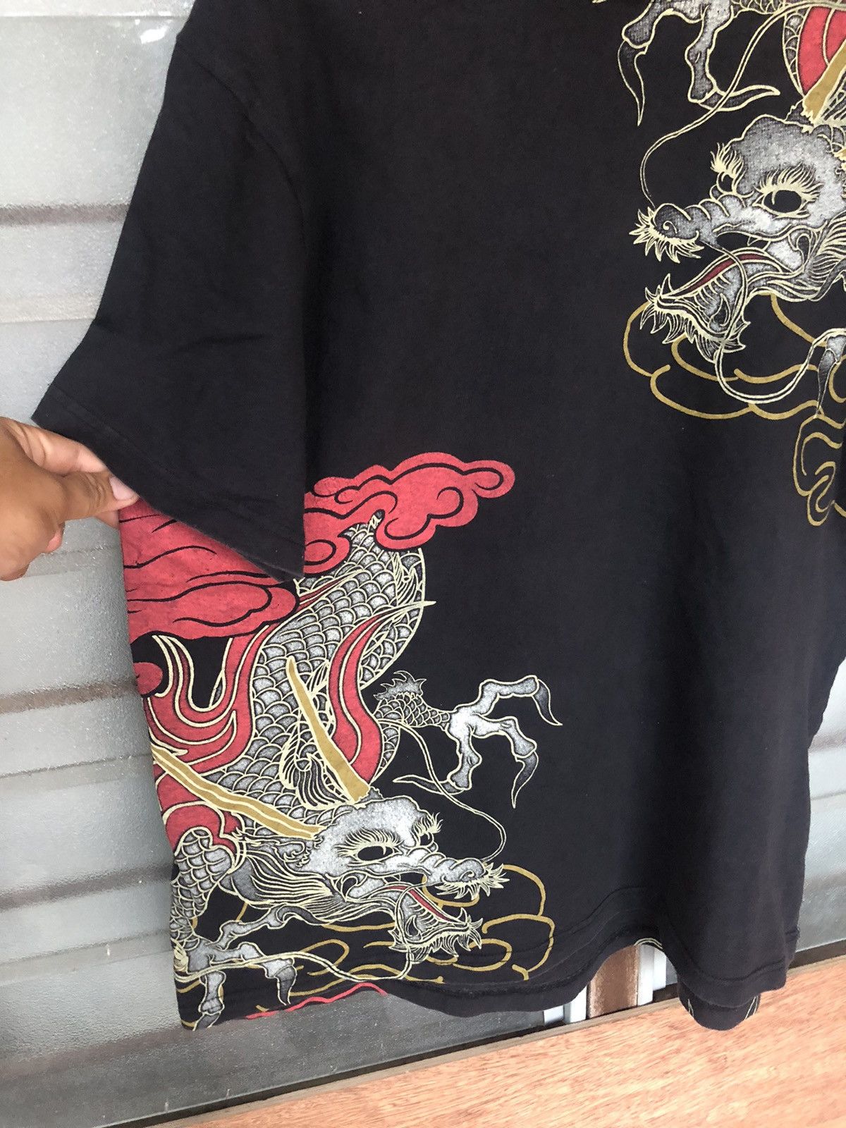 Bullet Noise Vintage Sukajan Double Dragon Space Opera Rare Shirt Tee Size US L / EU 52-54 / 3 - 7 Thumbnail