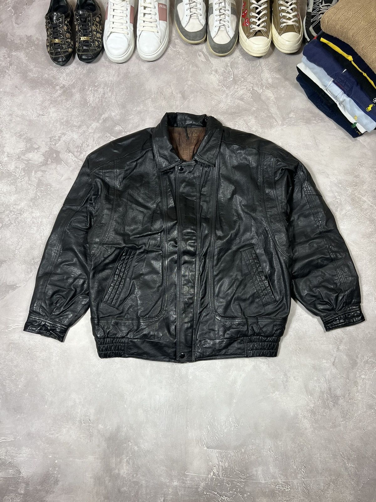 Vintage Y2k Leather Jacket
