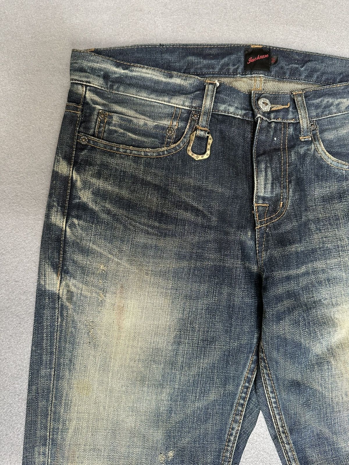JACKROSE Jack Rose Japan Claw Marks Blue Rusty Denim Size US 32 / EU 48 - 9 Thumbnail