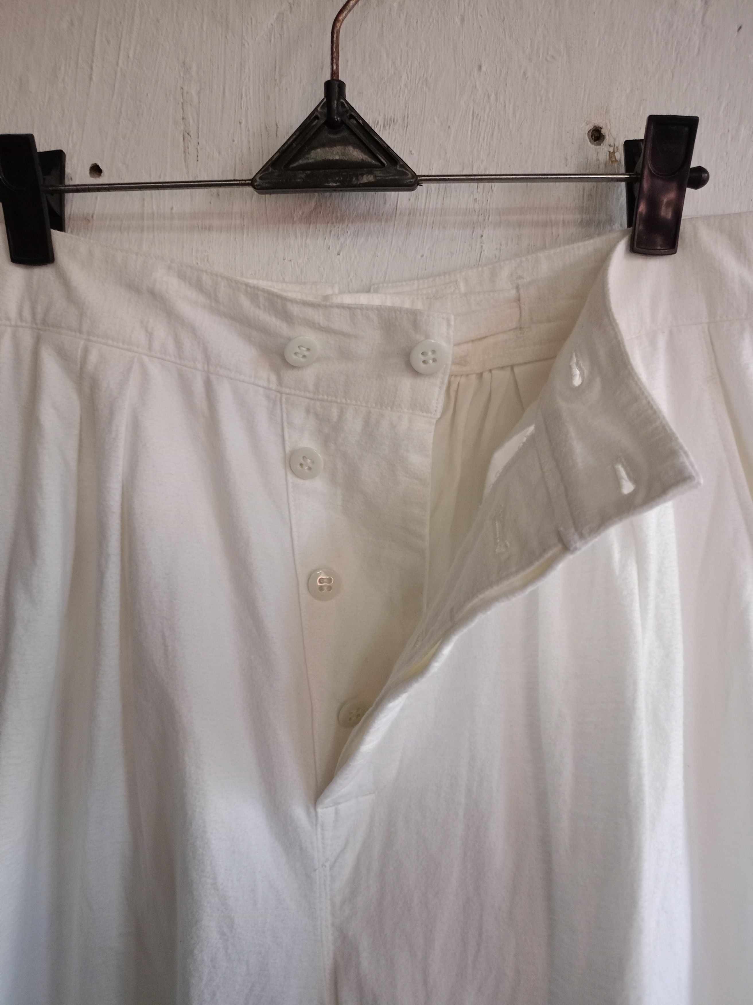 Japanese Brand 2000s Toujours white Pants Size 29" - 3 Thumbnail