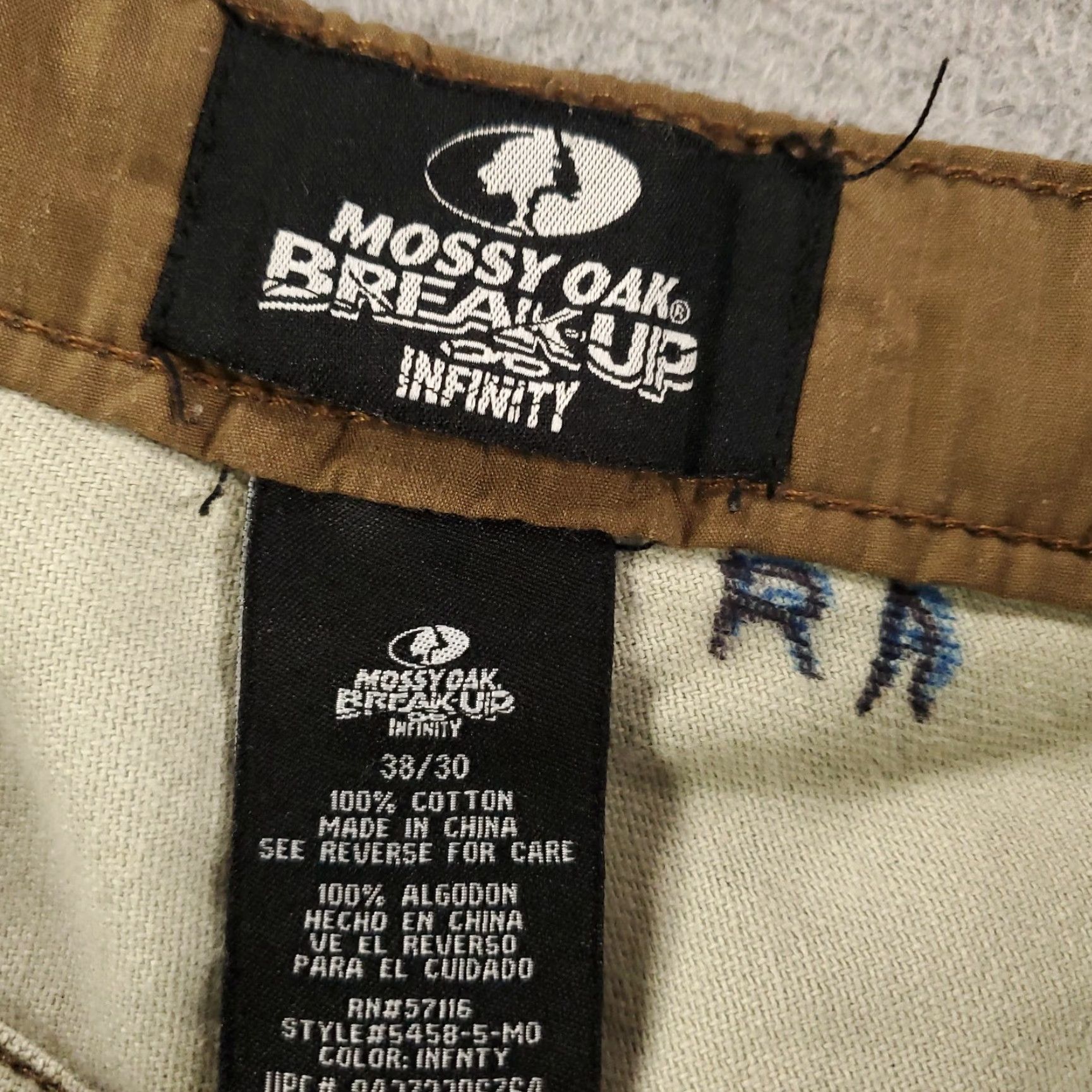 Wrangler VINTAGE Wrangler Camo Jeans Mens 38 Hemmed 38x26 Mossy Oak Break Up Camoflauge Denim 5-Pocket Mens Jeans Size US 38 / EU 54 - 7 Thumbnail