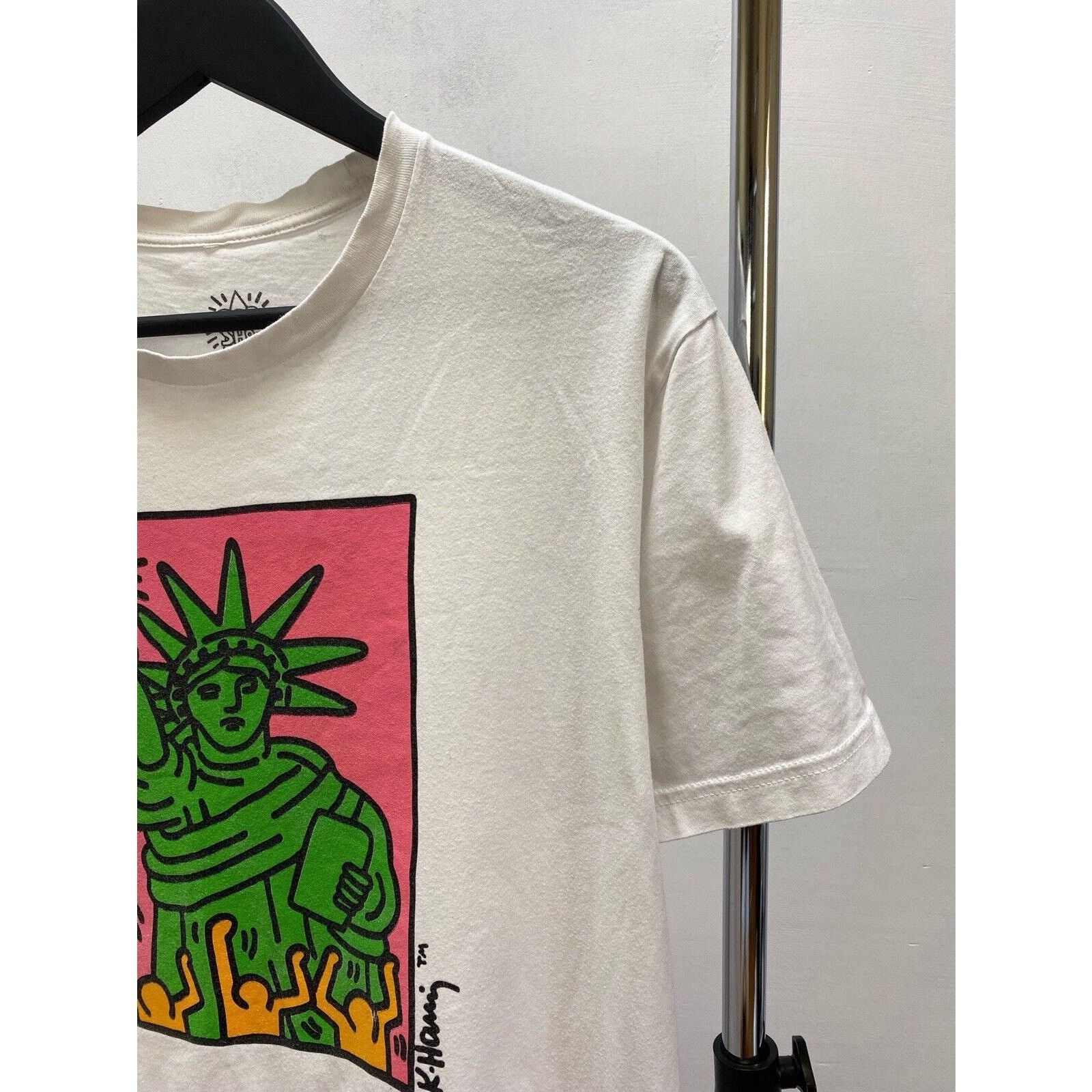 Keith Haring Keith Haring Statue Of Liberty T-shirt Size L White Size US L / EU 52-54 / 3 - 8 Thumbnail
