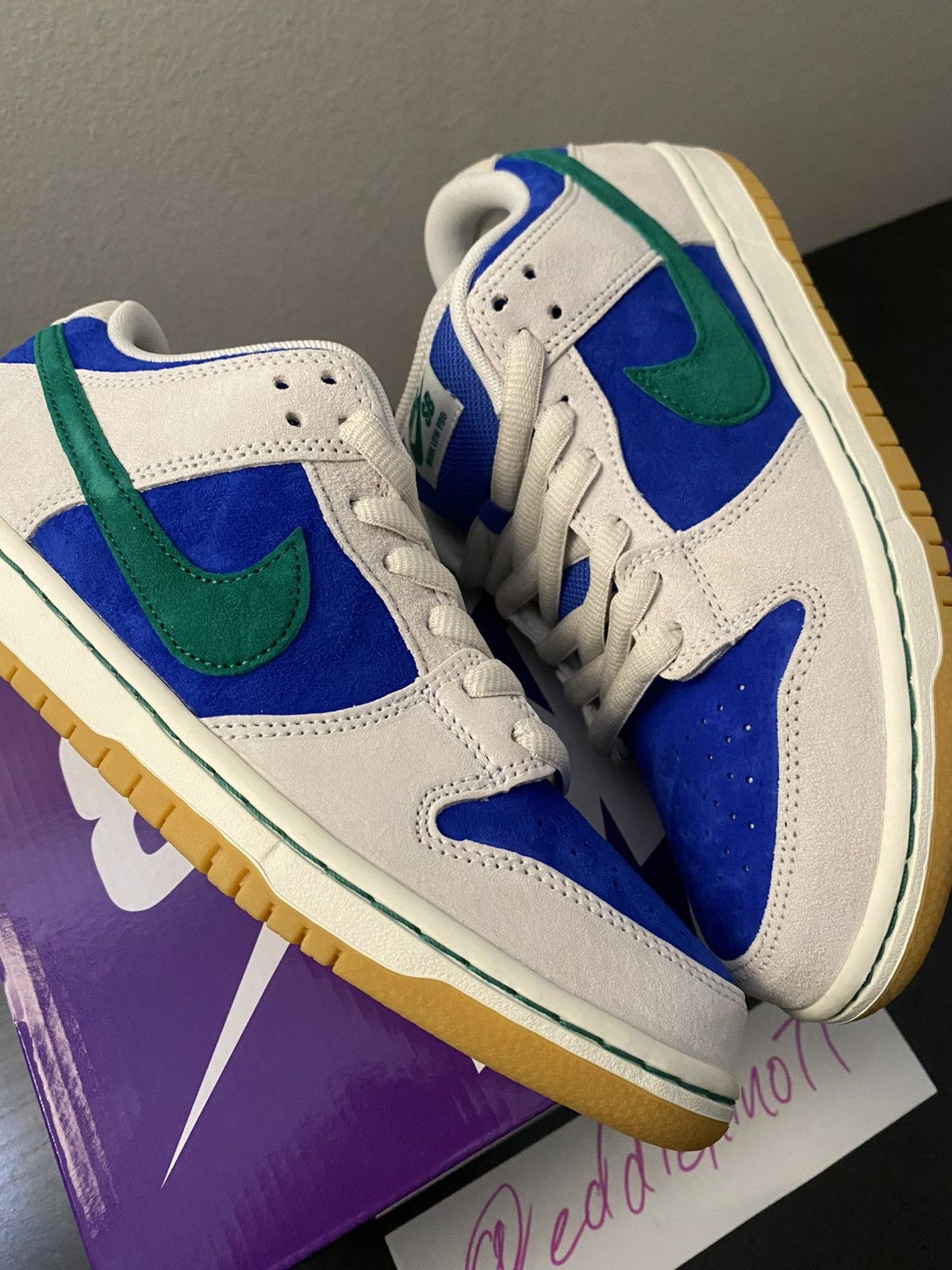 Nike Nike SB Dunk Low Pro (Hyper Royal Malachite) Size US 8.5 / EU 41-42 - 15 Thumbnail