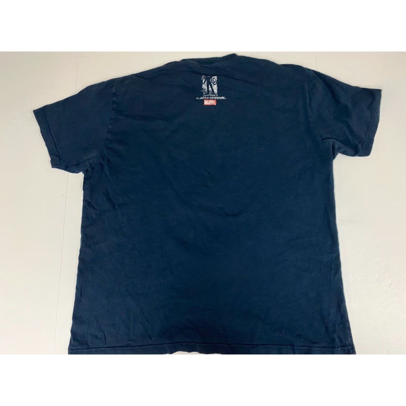 Vintage Marvel Captain America Mens Shirt XL Blue Short Sleeve Crew Neck T-Shirt Logo Stretch Cotton Spandex Regular Size US XL / EU 56 / 4 - 6 Thumbnail
