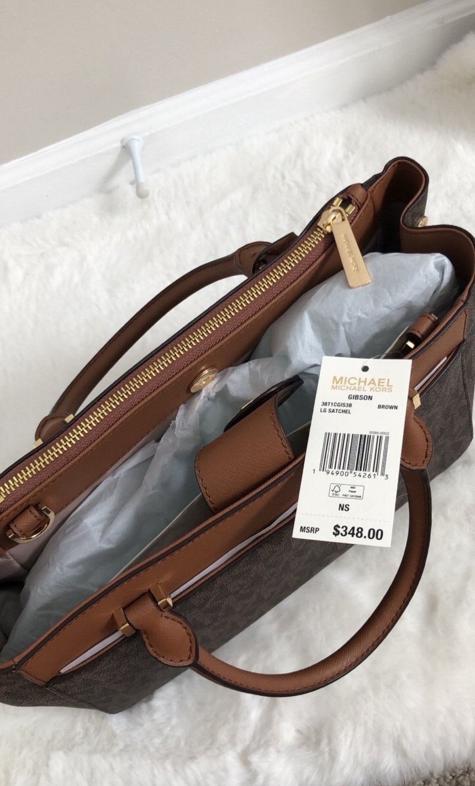 Michael Kors Michael Kors Gibson Satchel Bag Size ONE SIZE - 7 Thumbnail