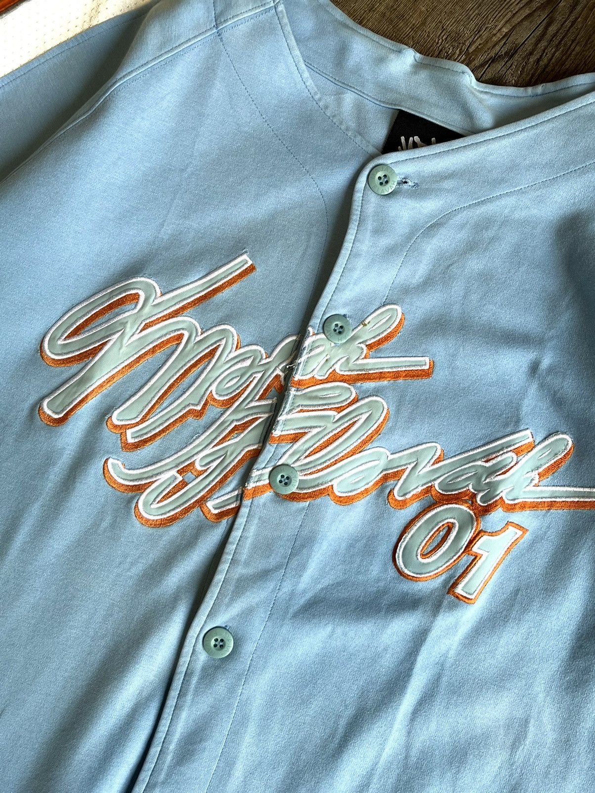 Vintage HIPHOP Y2K JERSEY MAJAH FLAVAH 01 Size US XXL / EU 58 / 5 - 4 Thumbnail
