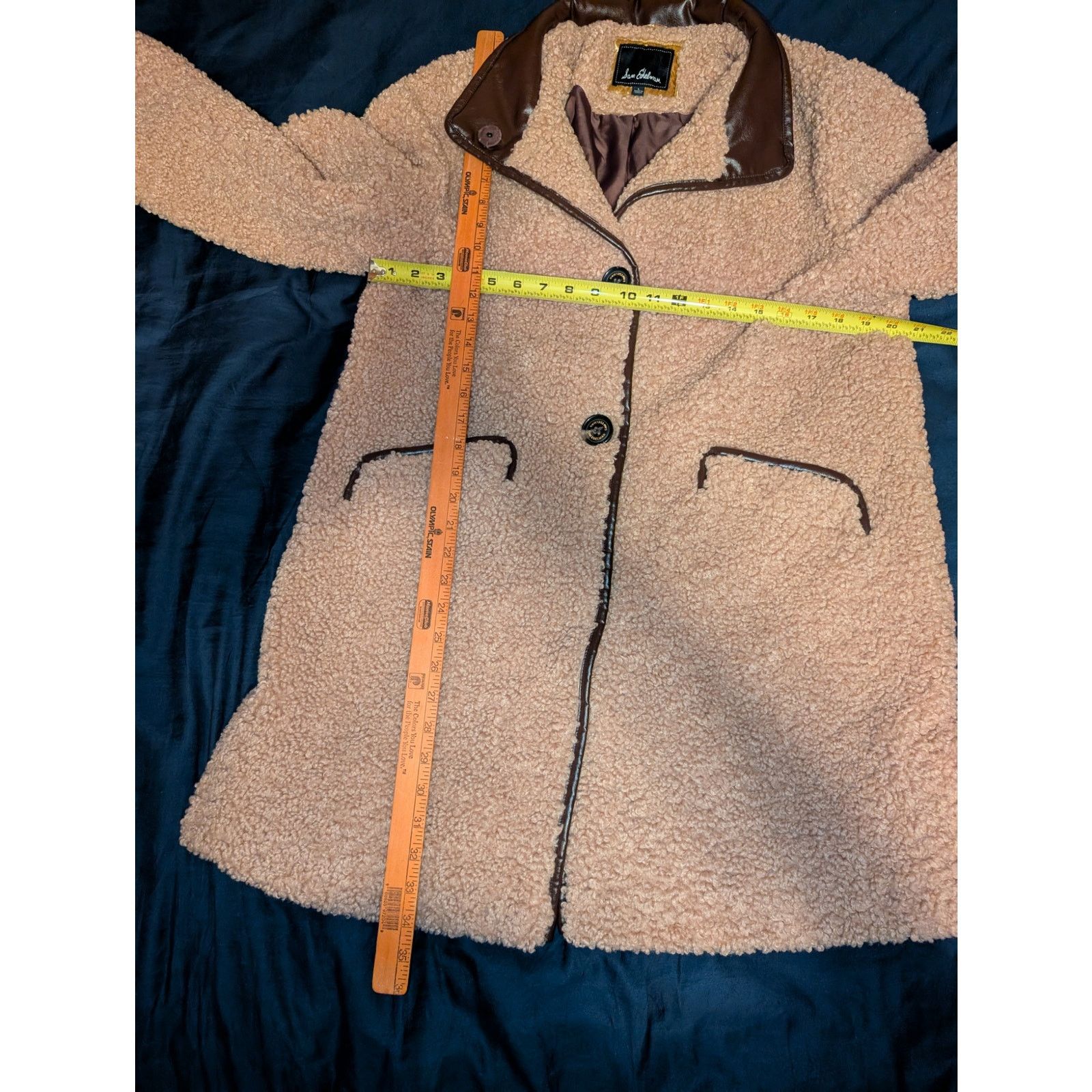 Sam Edelman Sam Edelman Faux Shearling Mid length Coat Jacket Large Size L / US 10 / IT 46 - 4 Thumbnail