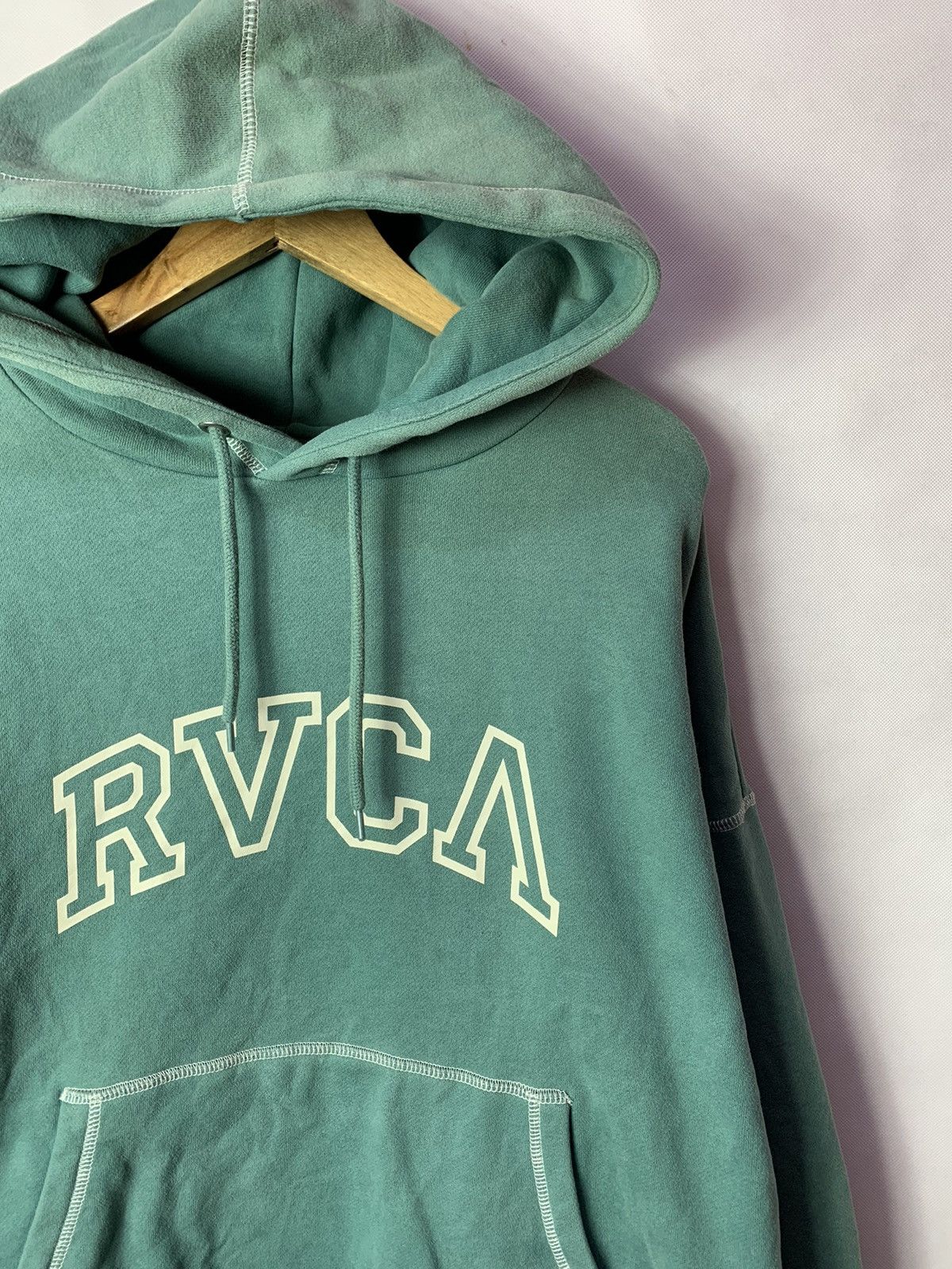 RVCA 🔥RVCA Spellout Oversize Hoodie Streetwear Skate Size US M / EU 48-50 / 2 - 2 Thumbnail