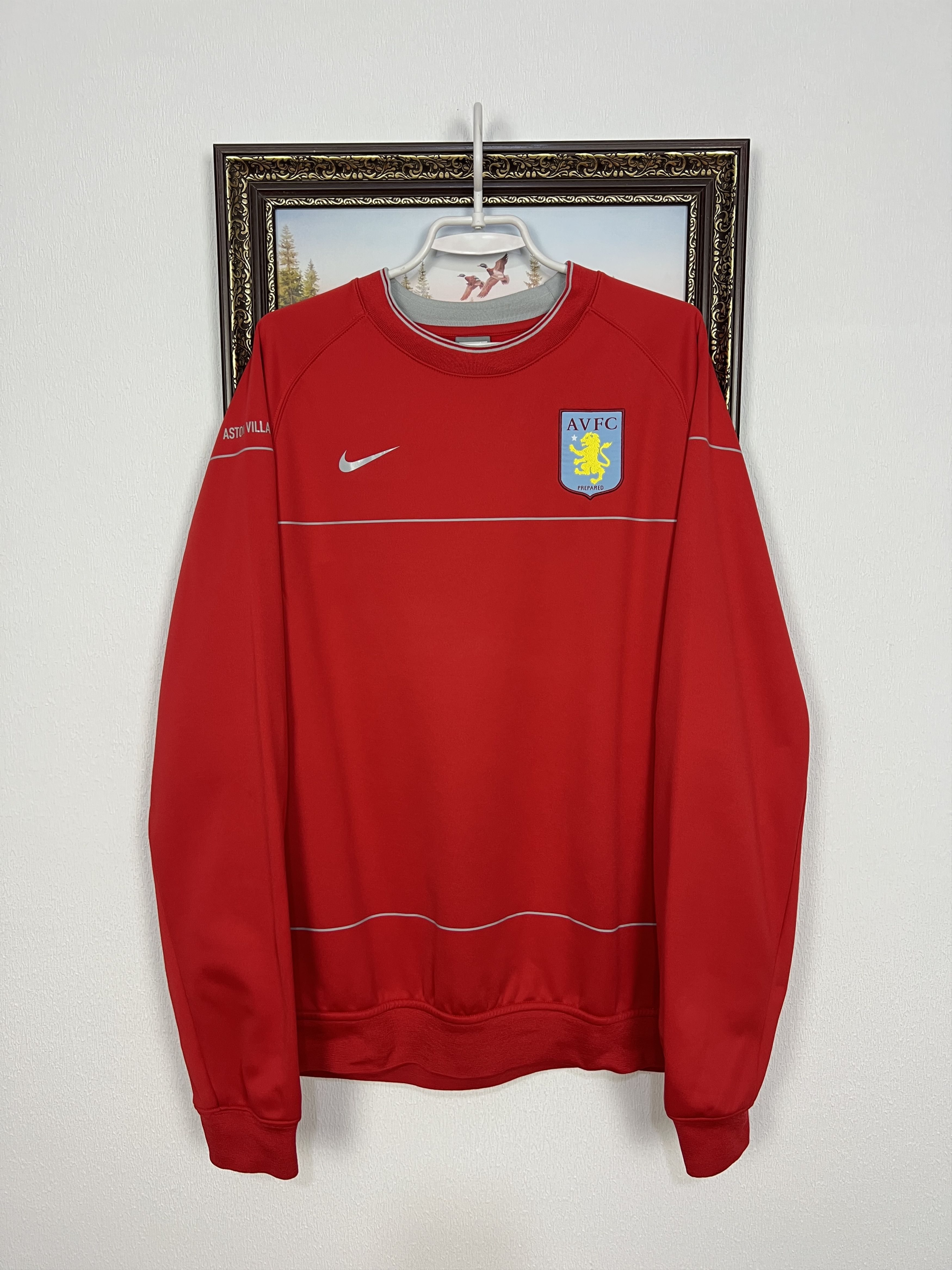 Nike Vintage Nike Aston Villa Football Train Sweatshirt Soccer Size US XXL / EU 58 / 5 - 1 Thumbnail