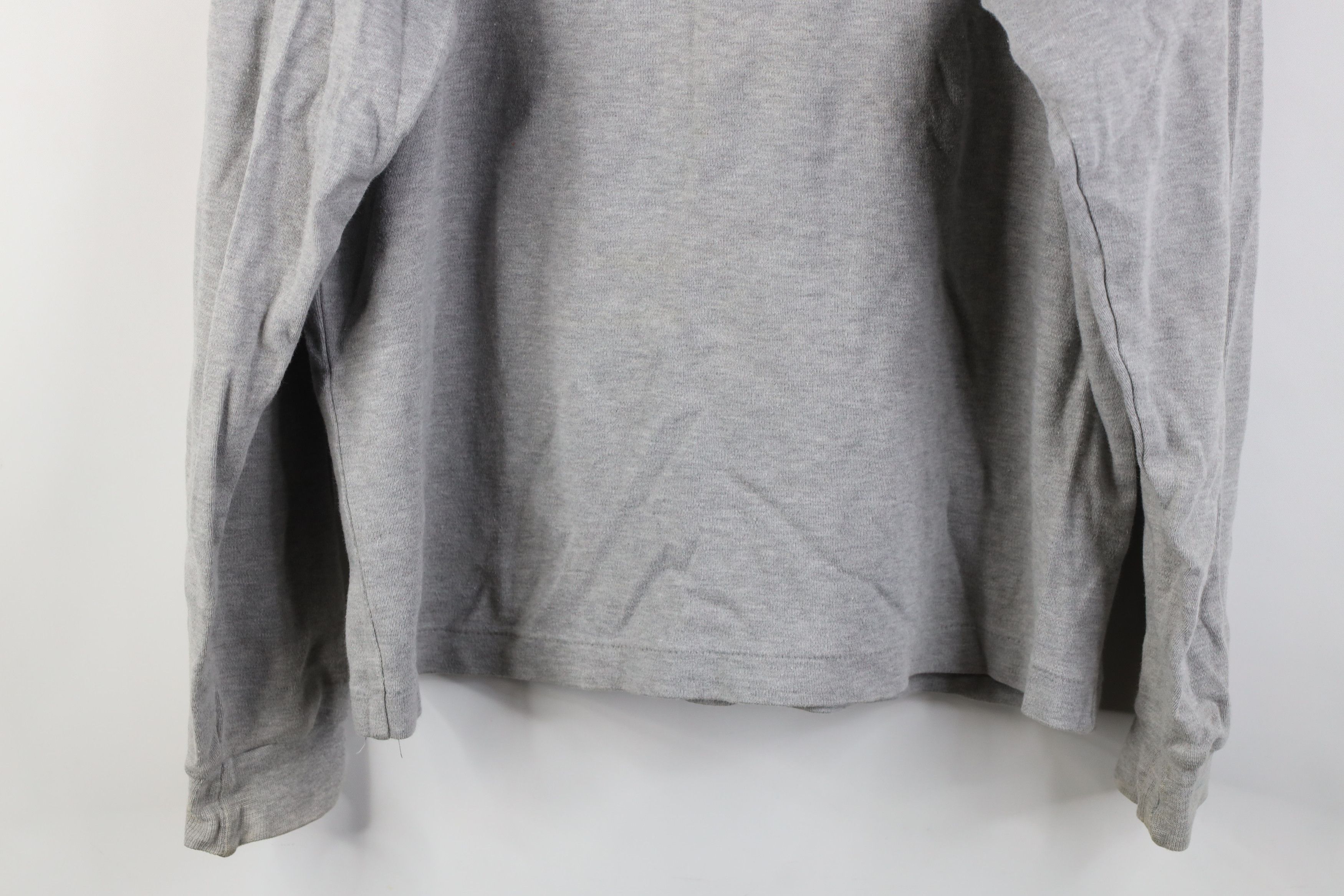 Eddie Bauer Vintage 90s Eddie Bauer Turtleneck T-Shirt Heather Gray Size L / US 10 / IT 46 - 11 Thumbnail