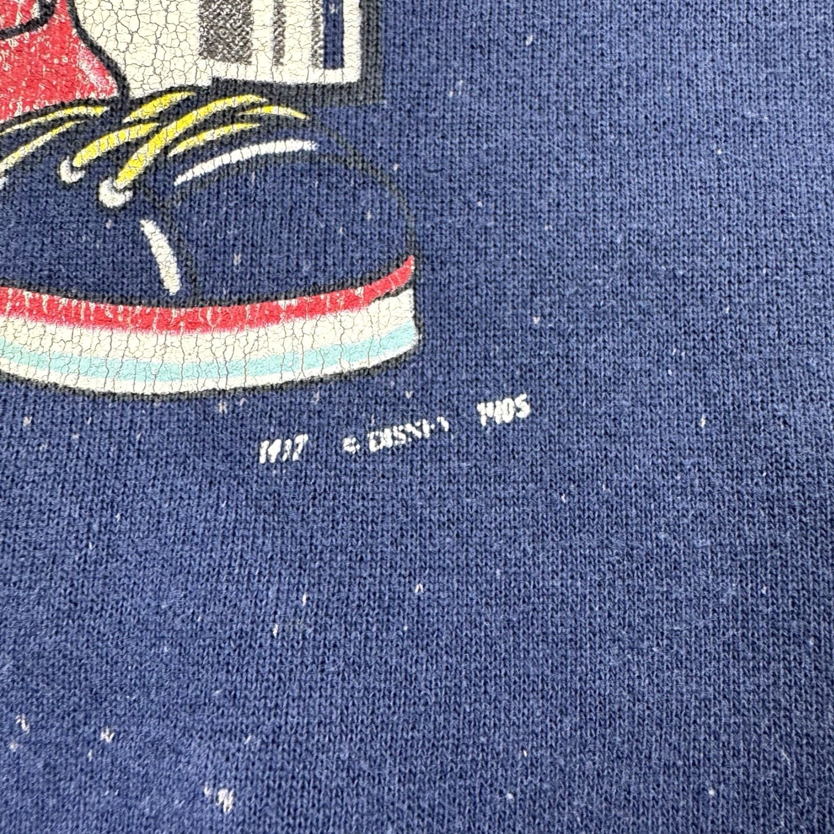 Disney Vintage Disney Sweatshirt Adult Large Blue World Minnie Mouse Mickey Mouse 90s Size US L / EU 52-54 / 3 - 4 Thumbnail