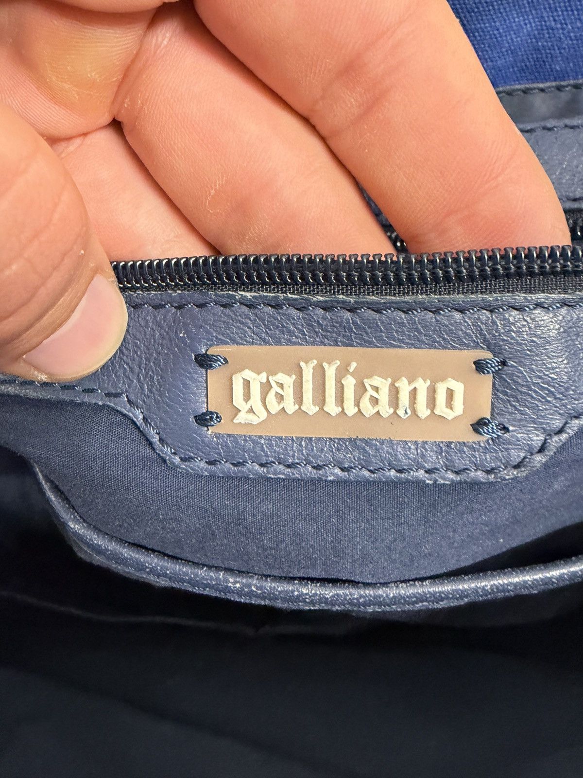 John Galliano Vintage 00s John Galliano Logo Cotton Bag Size ONE SIZE - 15 Thumbnail