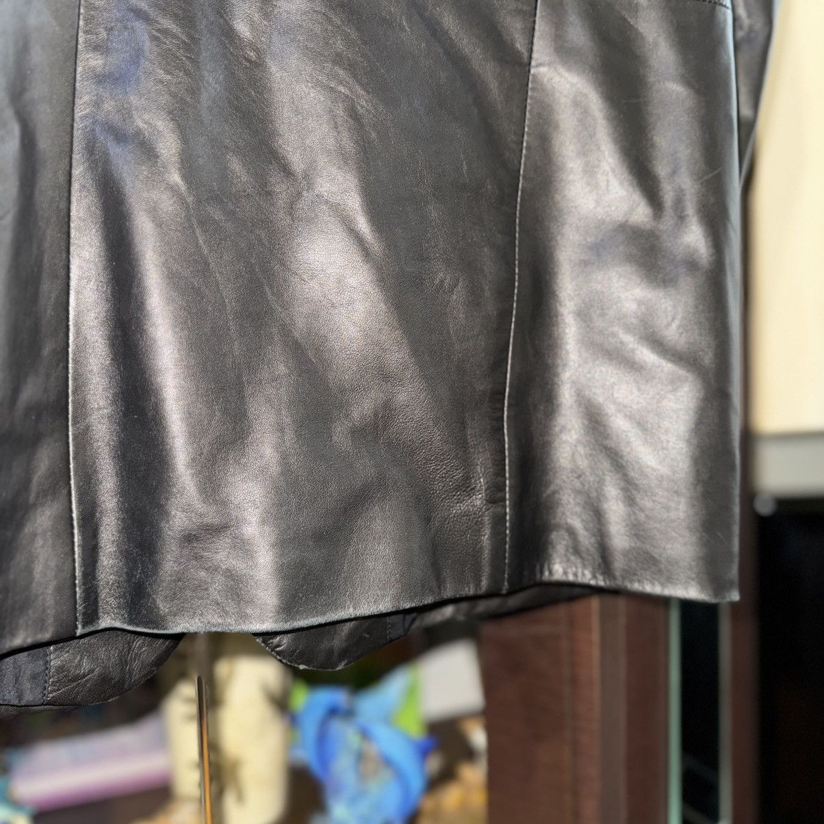 Hugo Boss Vintage 90s Hugo Boss Leather Jacket Coat Size US XL / EU 56 / 4 - 18 Thumbnail
