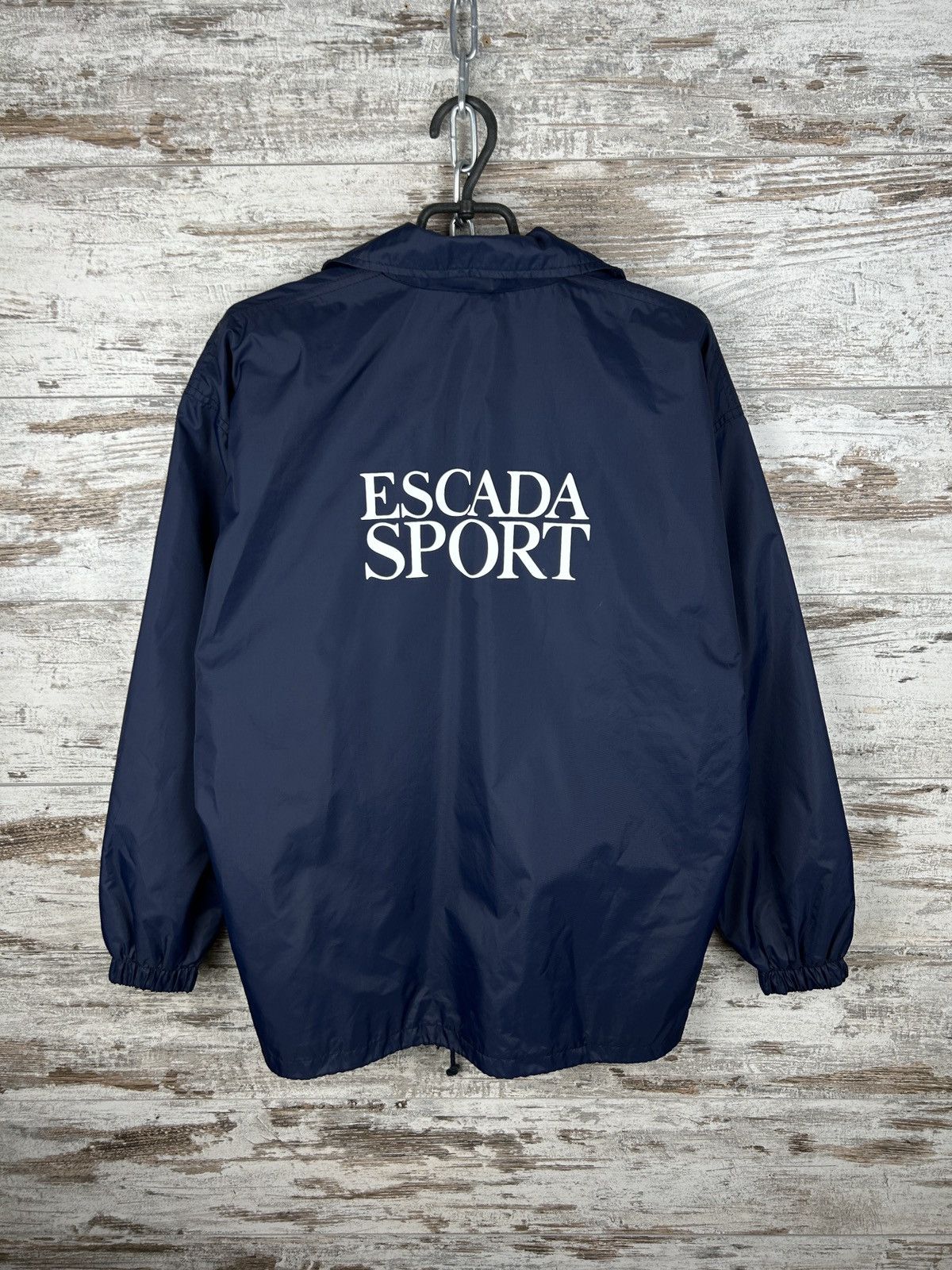 Escada × Escada Sport × Vintage Mens Vintage Escada Sport Coach jacket luxury rare big logo Size US M / EU 48-50 / 2 - 1 Thumbnail