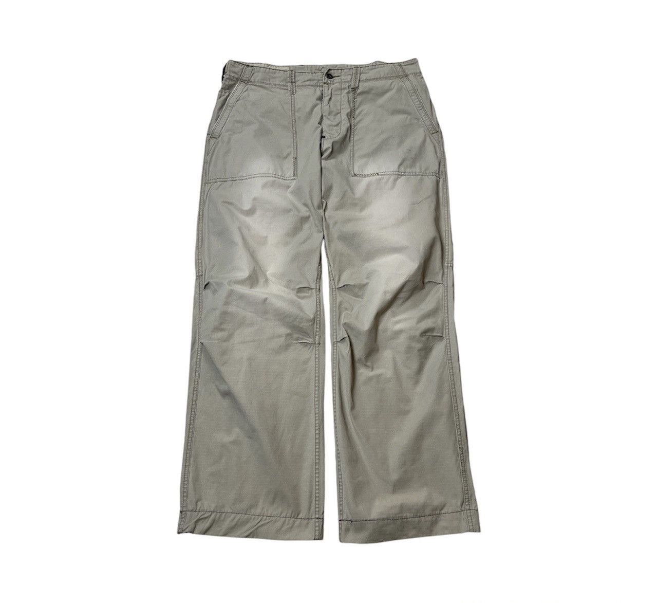 Polo Ralph Lauren × Ralph Lauren × Vintage Vintage Ralph Lauren distressed washed thrashed cargo pants Size US 34 / EU 50 - 1 Thumbnail