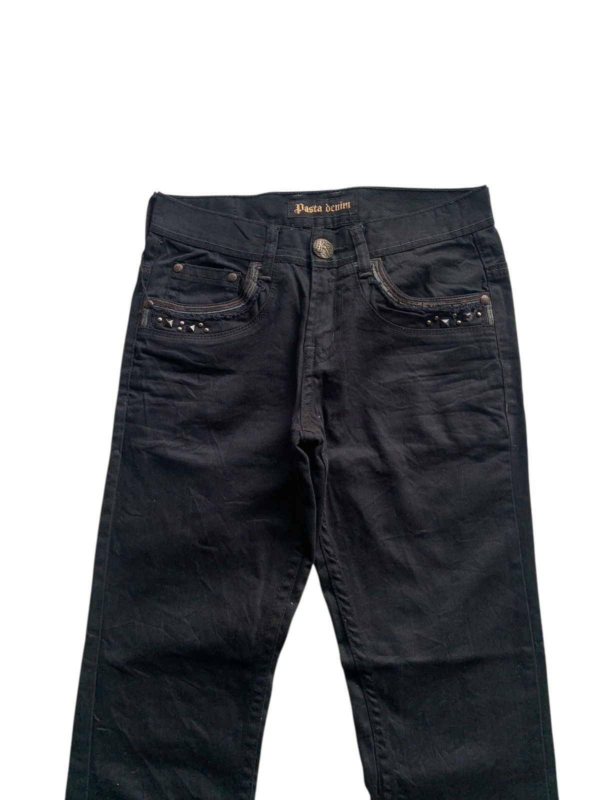 Tornado Mart PUNK PASTA DENIM STUDDED JAPANESE STYLE PANTS Size US 29 - 5 Thumbnail