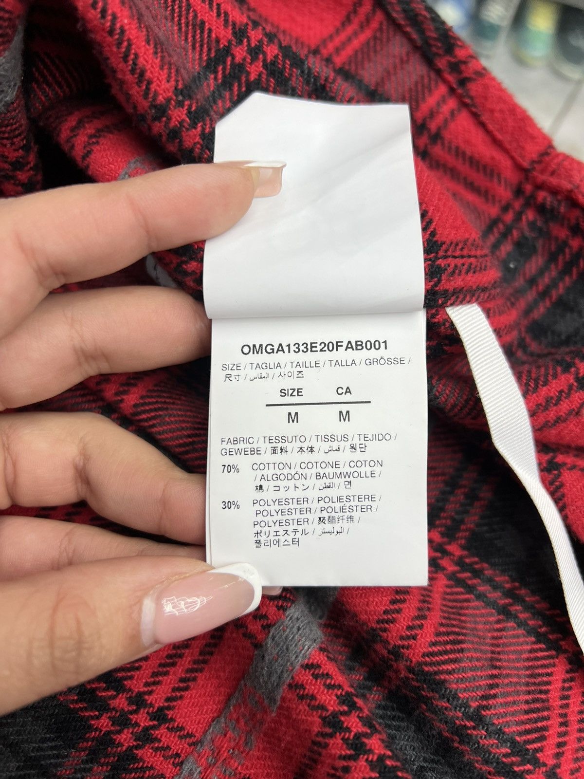 Off-White Offwhite Red Flannel Button Up Size US M / EU 48-50 / 2 - 15 Thumbnail
