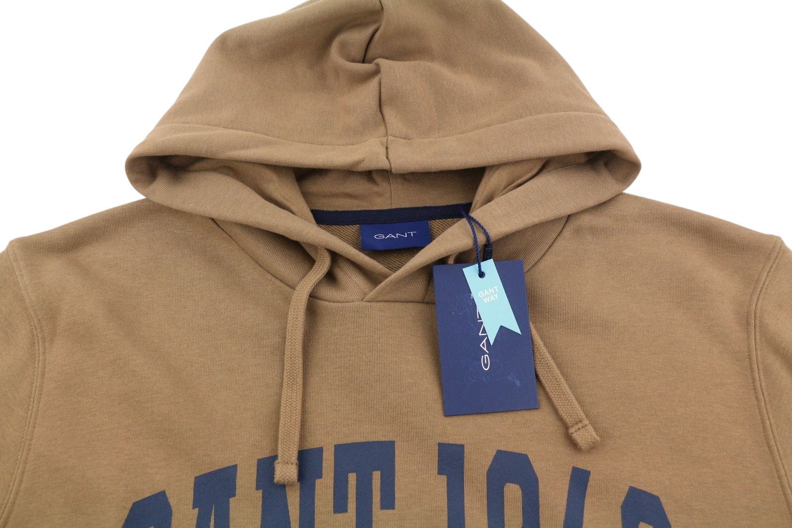 Gant MD. FALL L Roasted Walnut Logo Hoodie 87324 Size US L / EU 52-54 / 3 - 4 Thumbnail
