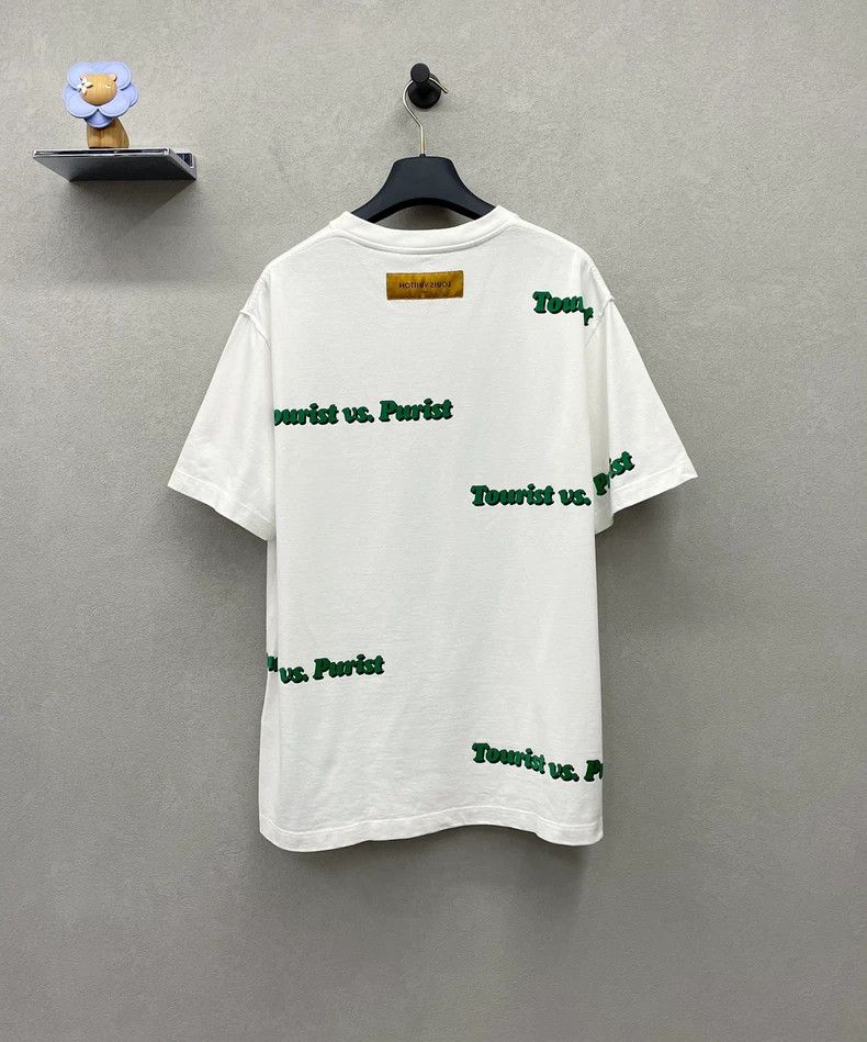 Louis Vuitton Louis Vuitton White printed short sleeves 2503-Nextarrow Size US L / EU 52-54 / 3 - 2 Thumbnail