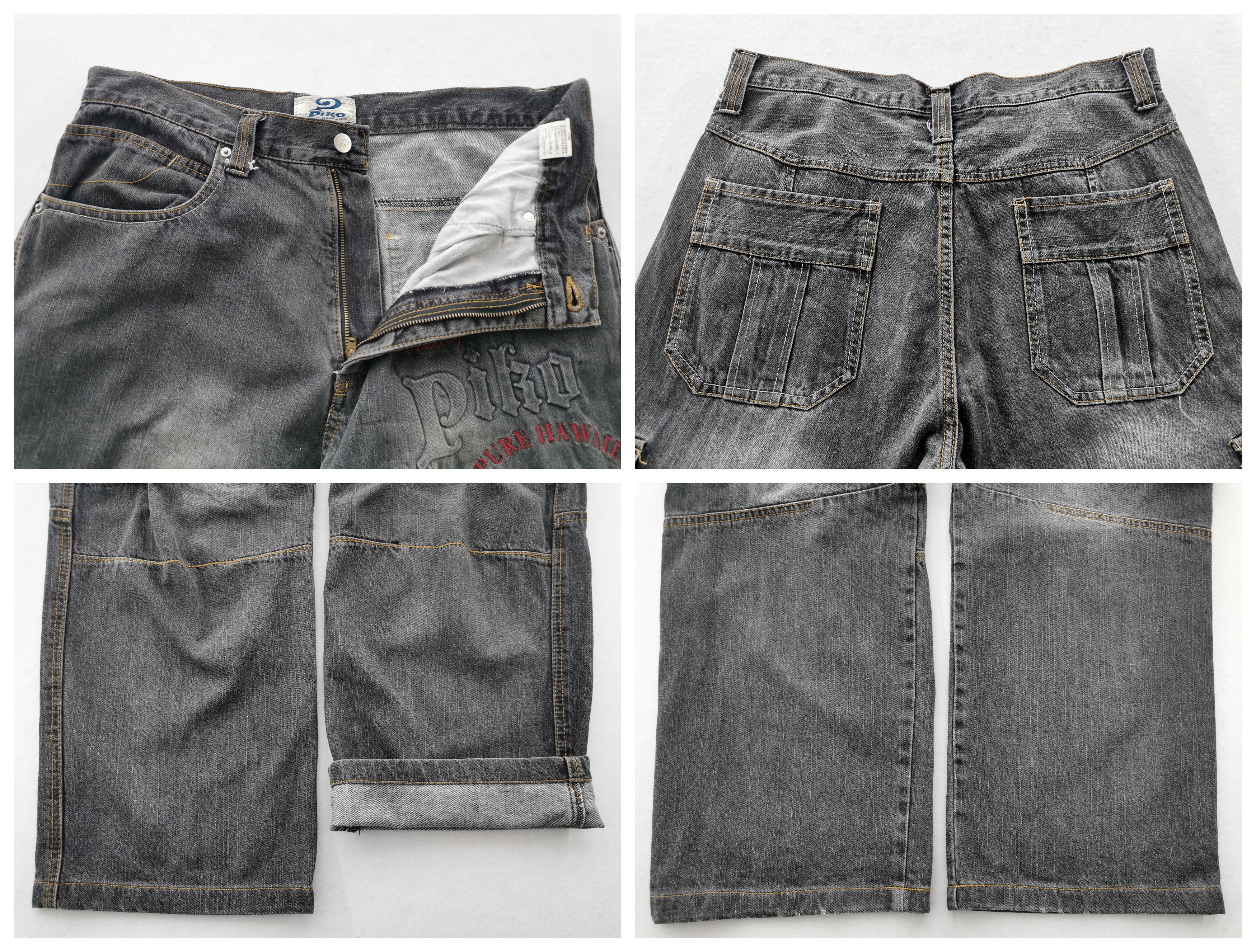 Vintage Vintage Size XL Piko Surf Denim Cargo Pants Waist 36 Size US 36 / EU 52 - 7 Thumbnail