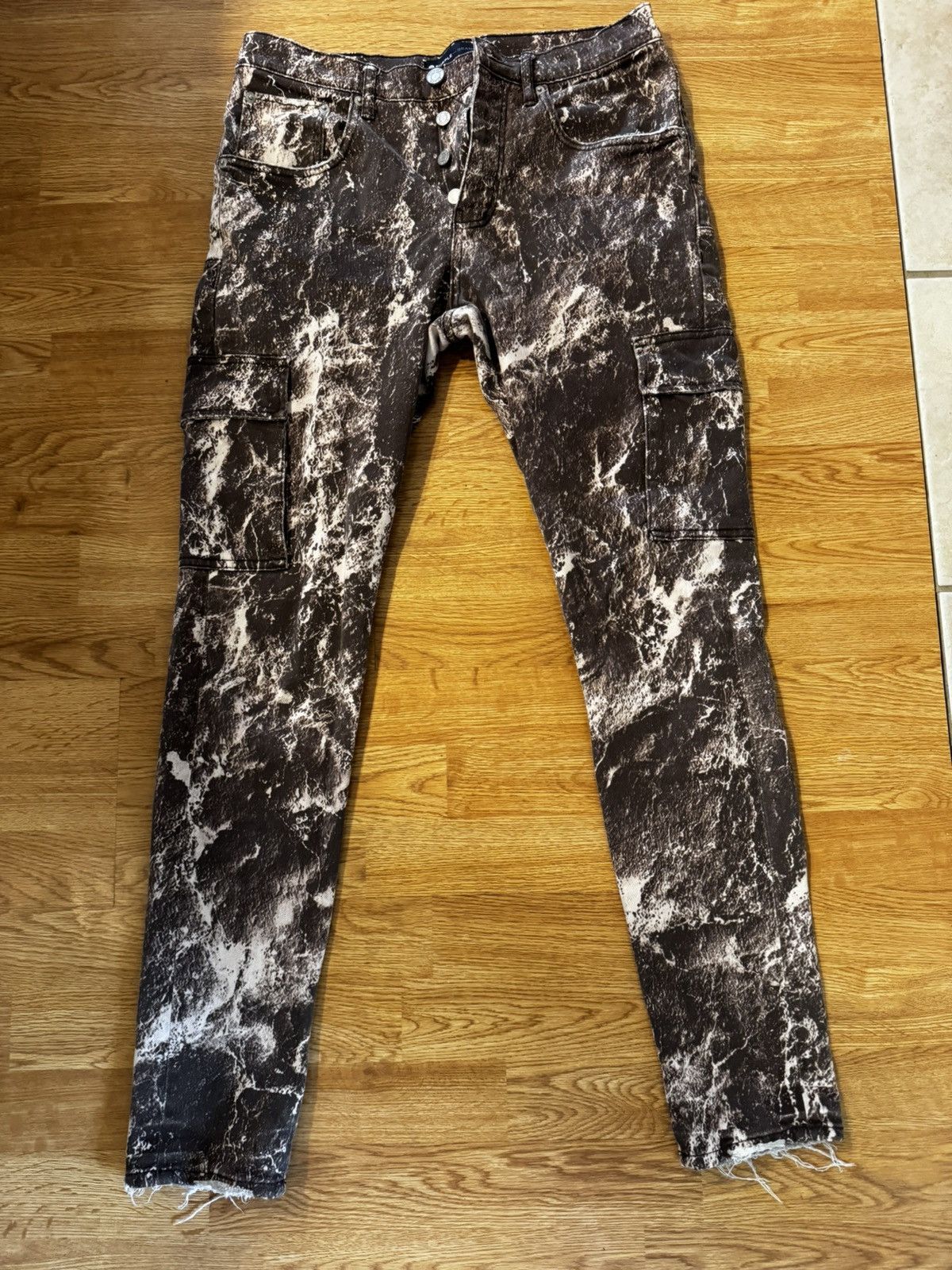 Purple Brand Camo Purple Jeans Size US 31 - 1 Thumbnail