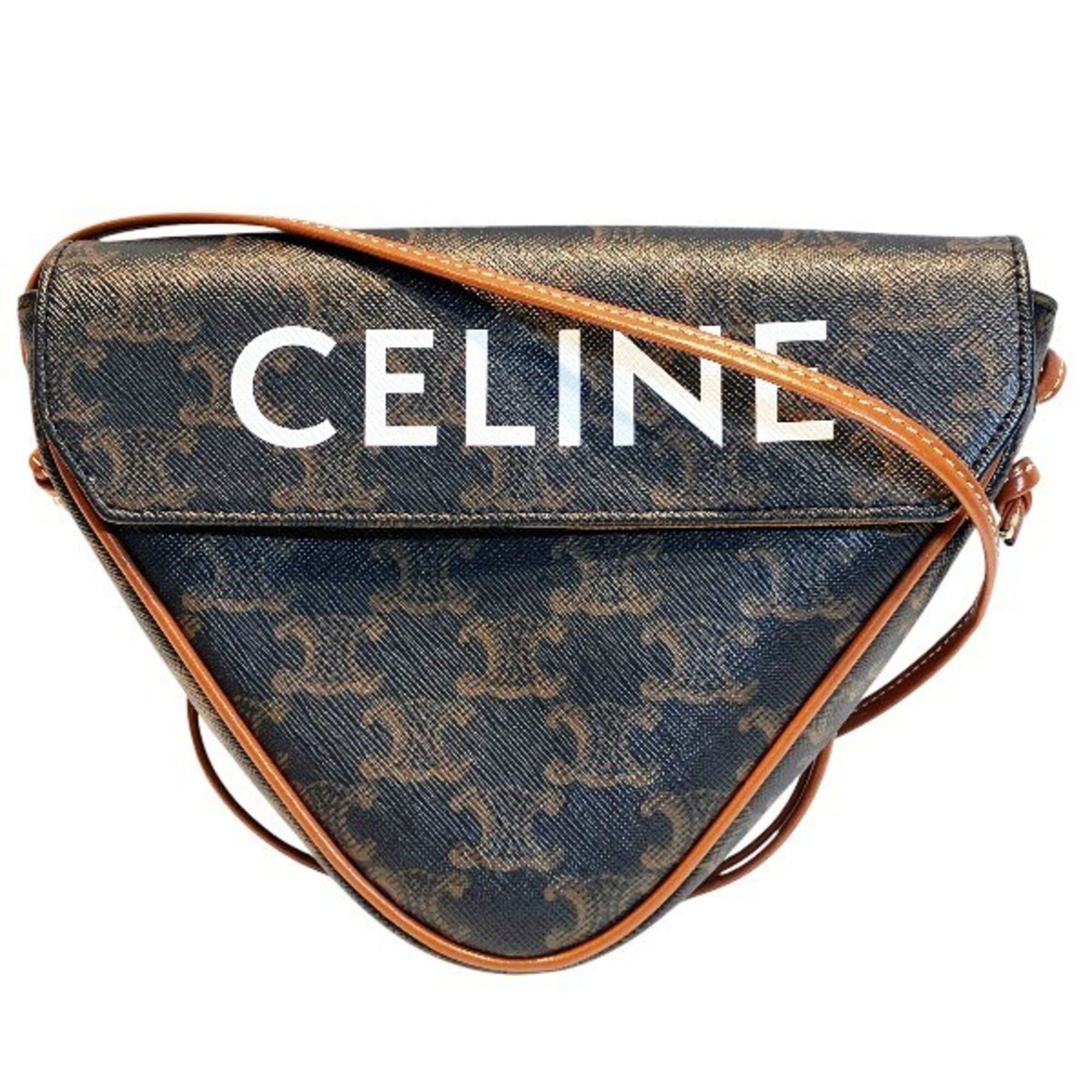 Celine Celine Triomphe Triangle Handbag Shoulder Bag for Women Size ONE SIZE - 1 Thumbnail