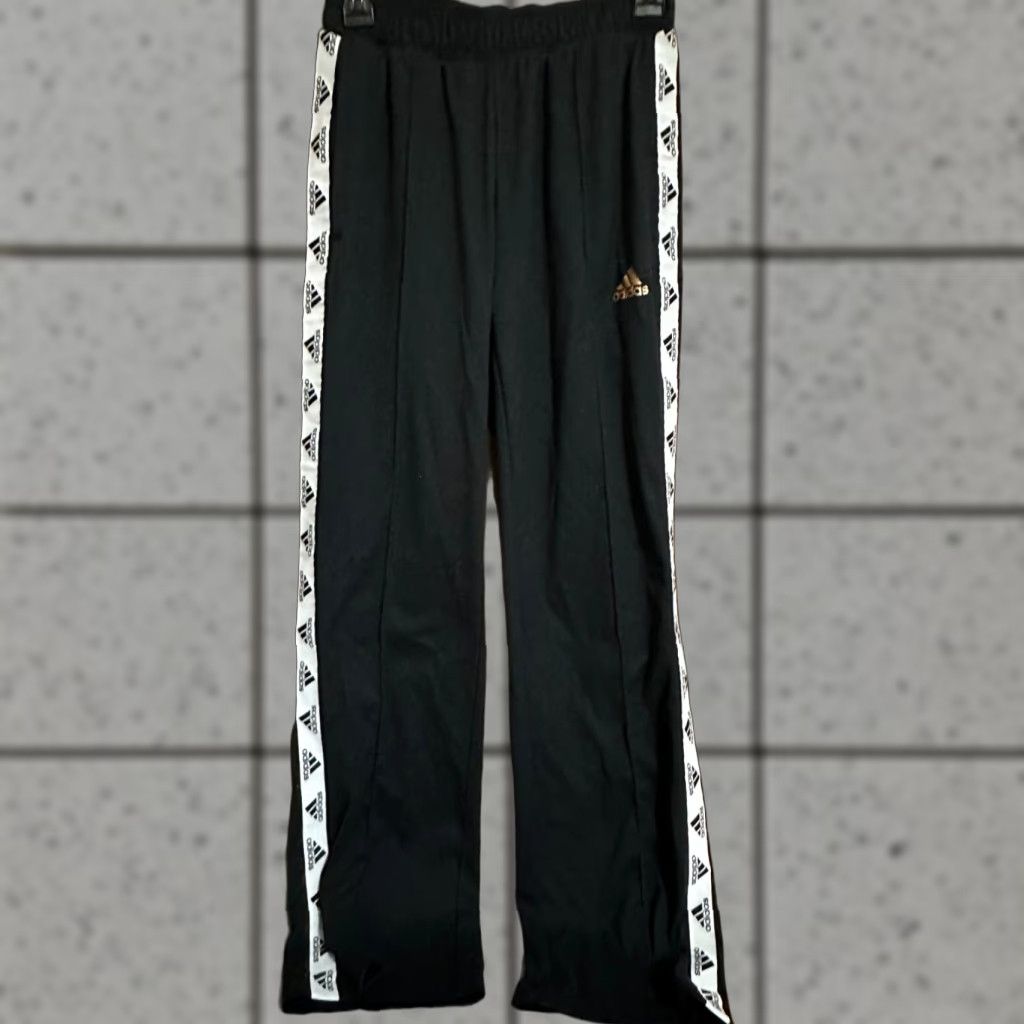 Adidas adidas Pants XS Black Athletic Gym Workout Jogger Mens Size US 27 - 1 Thumbnail
