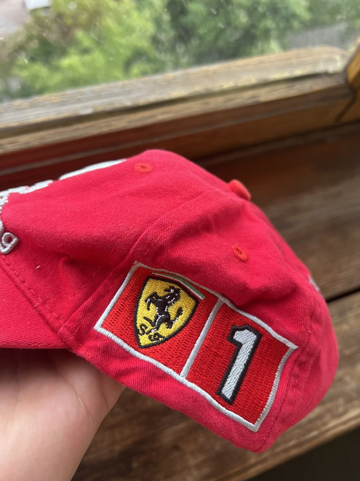 Vintage Vintage F-1 Ferrari Schumacher Racing Trapper Hat Y2K Size ONE SIZE - 6 Thumbnail